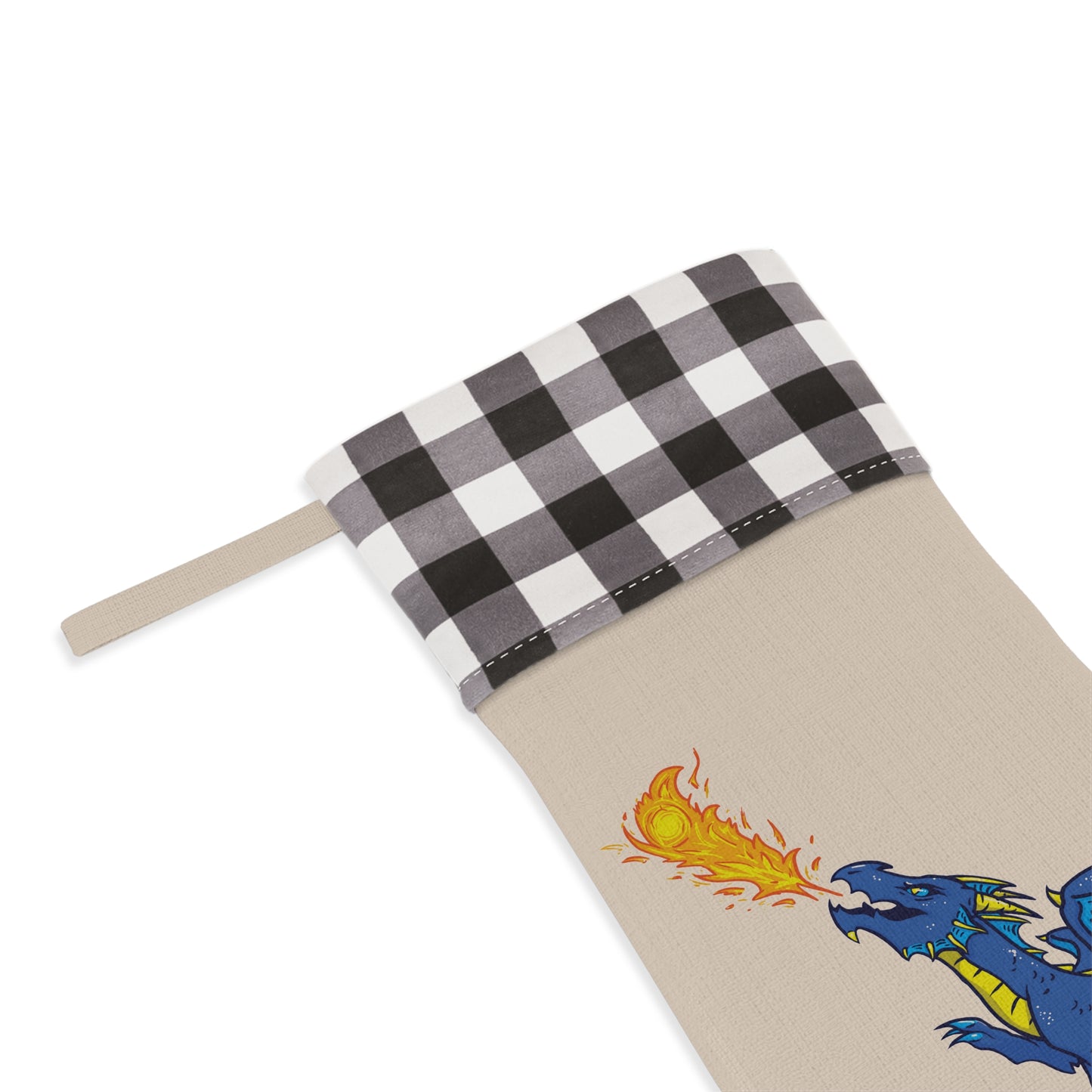 "Dragon (Blue)" - Christmas Stocking