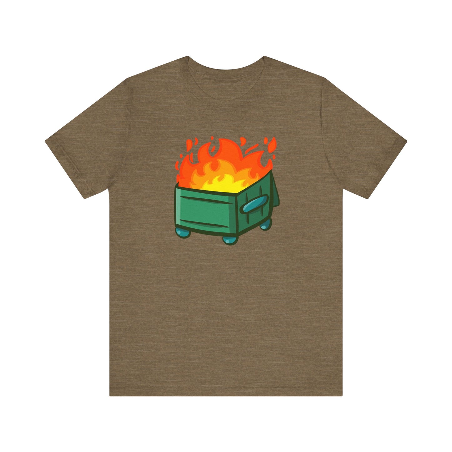"Dumpster Fire" - Unisex Jersey Short Sleeve Tee (Multiple Color Options)