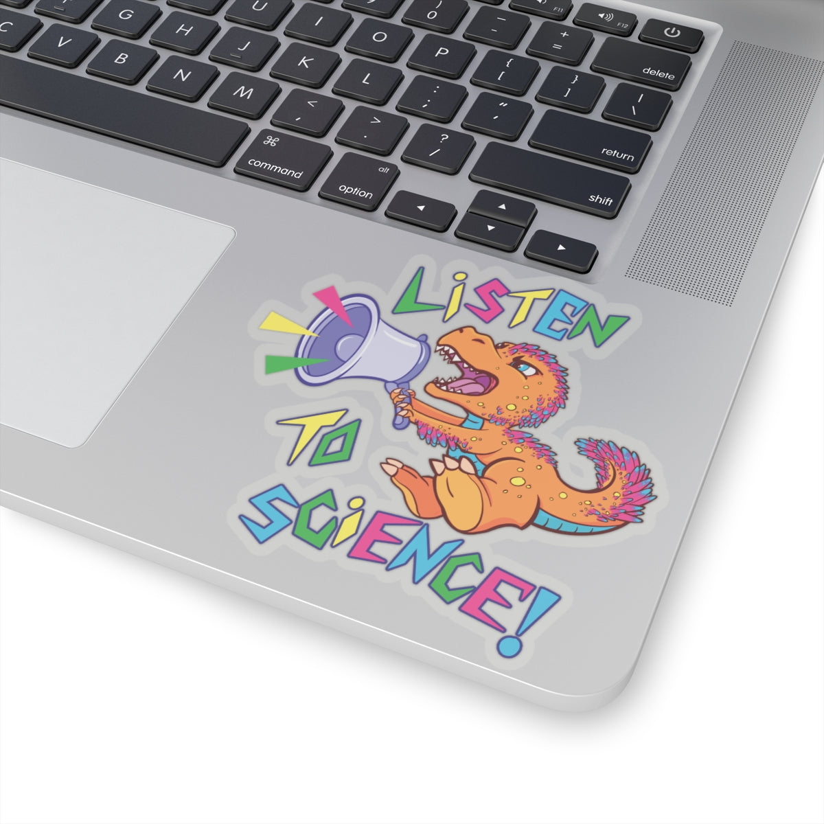 "Listen to Science!" Circle - Kiss-Cut Stickers