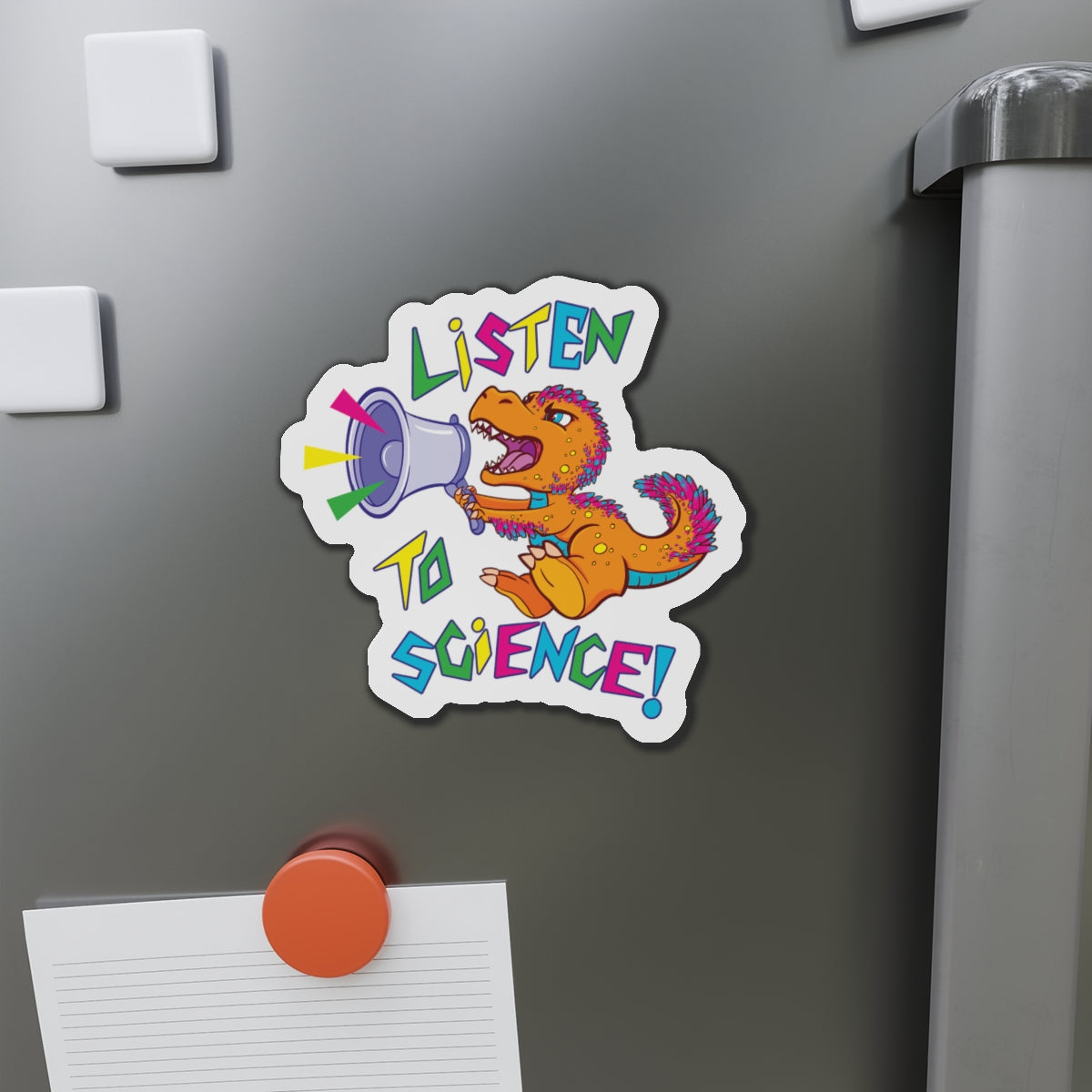 "Science!" Button Magnet, Round