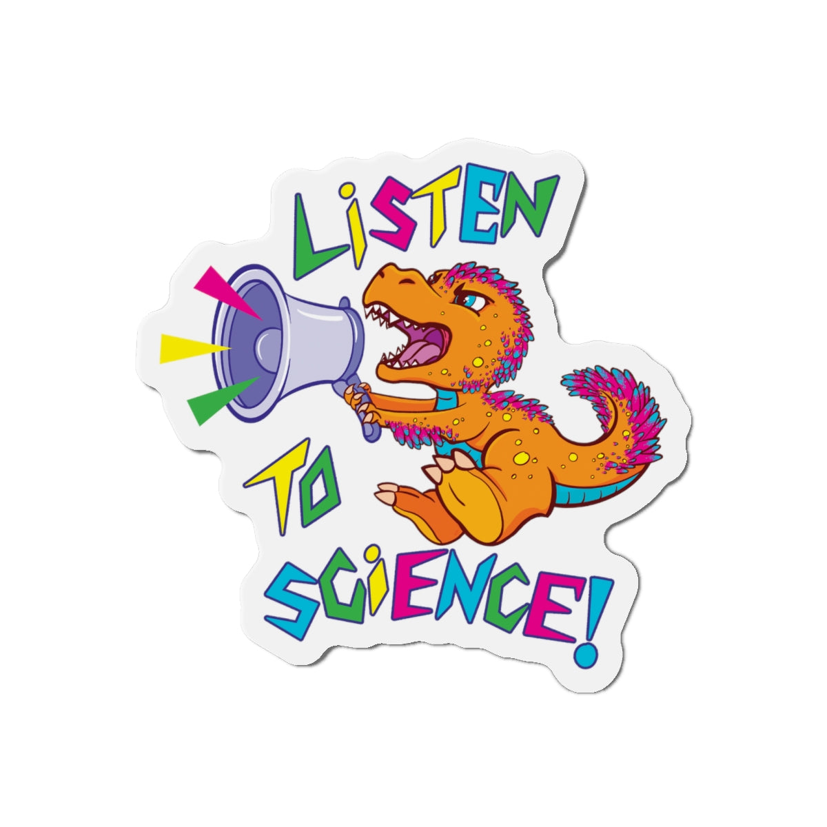 "Science!" Button Magnet, Round