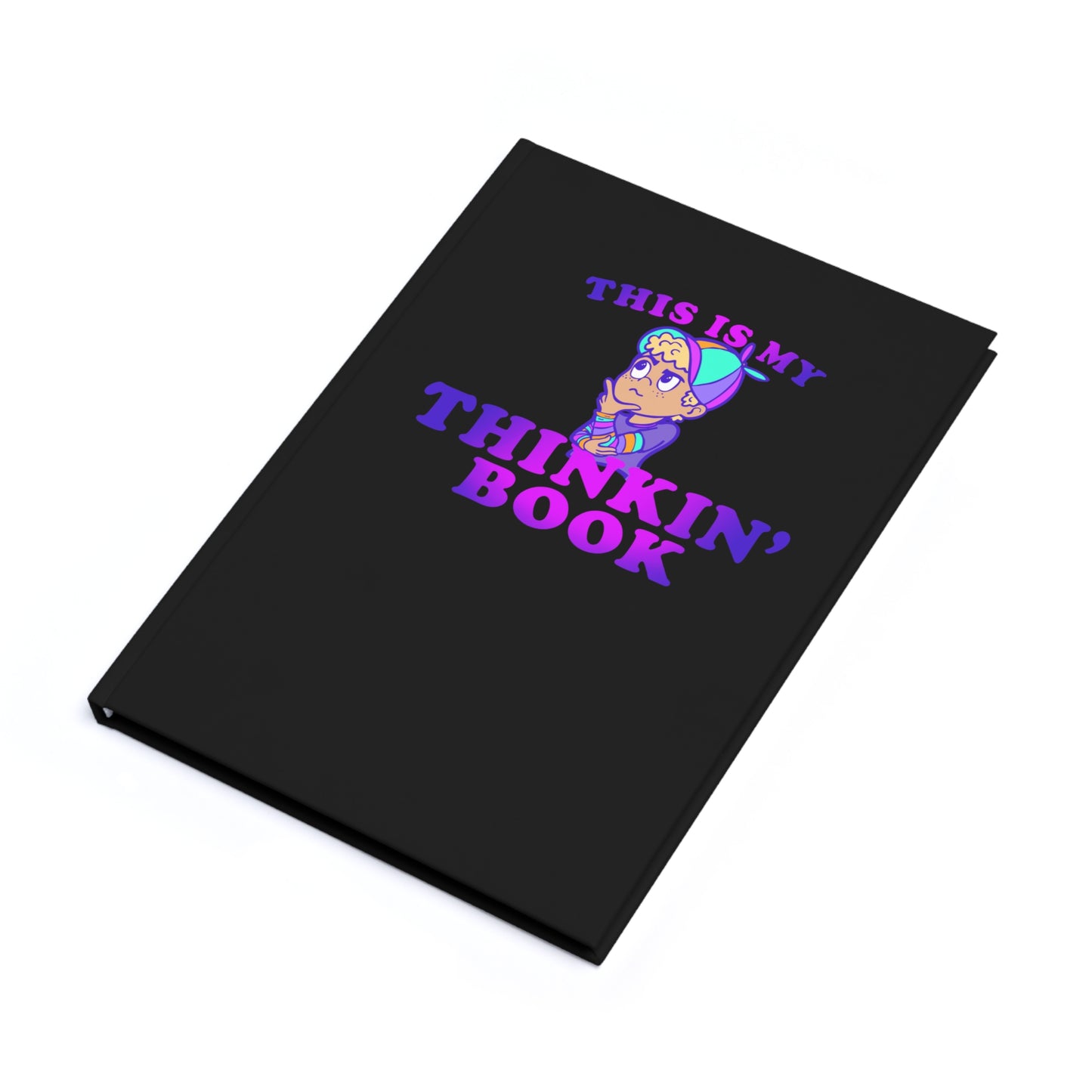 "Thinkin' Book" (Bulb) - Hard Backed Journal (Blank)