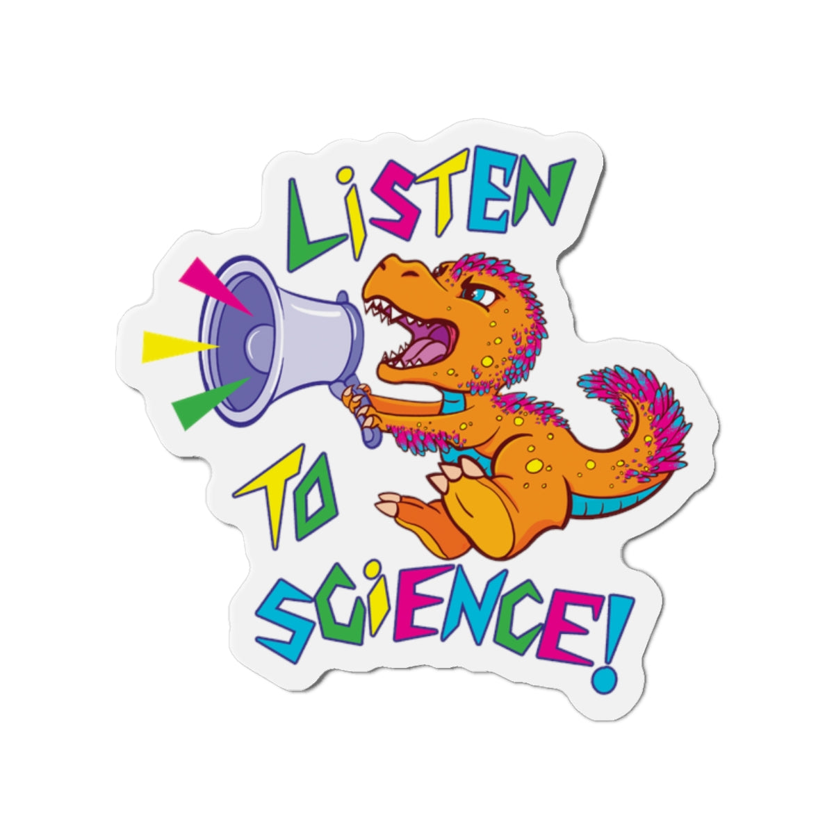 "Science!" Button Magnet, Round