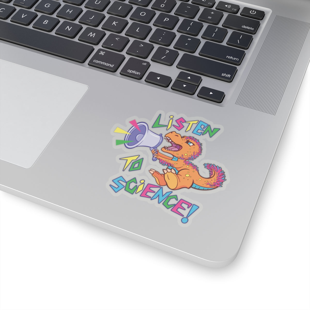 "Listen to Science!" Circle - Kiss-Cut Stickers