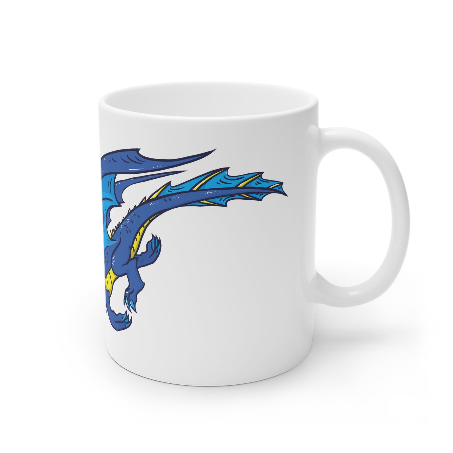 "Dragon (Blue)" - Ceramic Mugs (11oz/15oz/20oz)