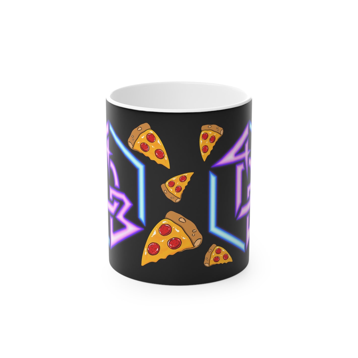 The Official 4DavidBlue Stream MAGIC PIZZA MUG! - Black 11oz