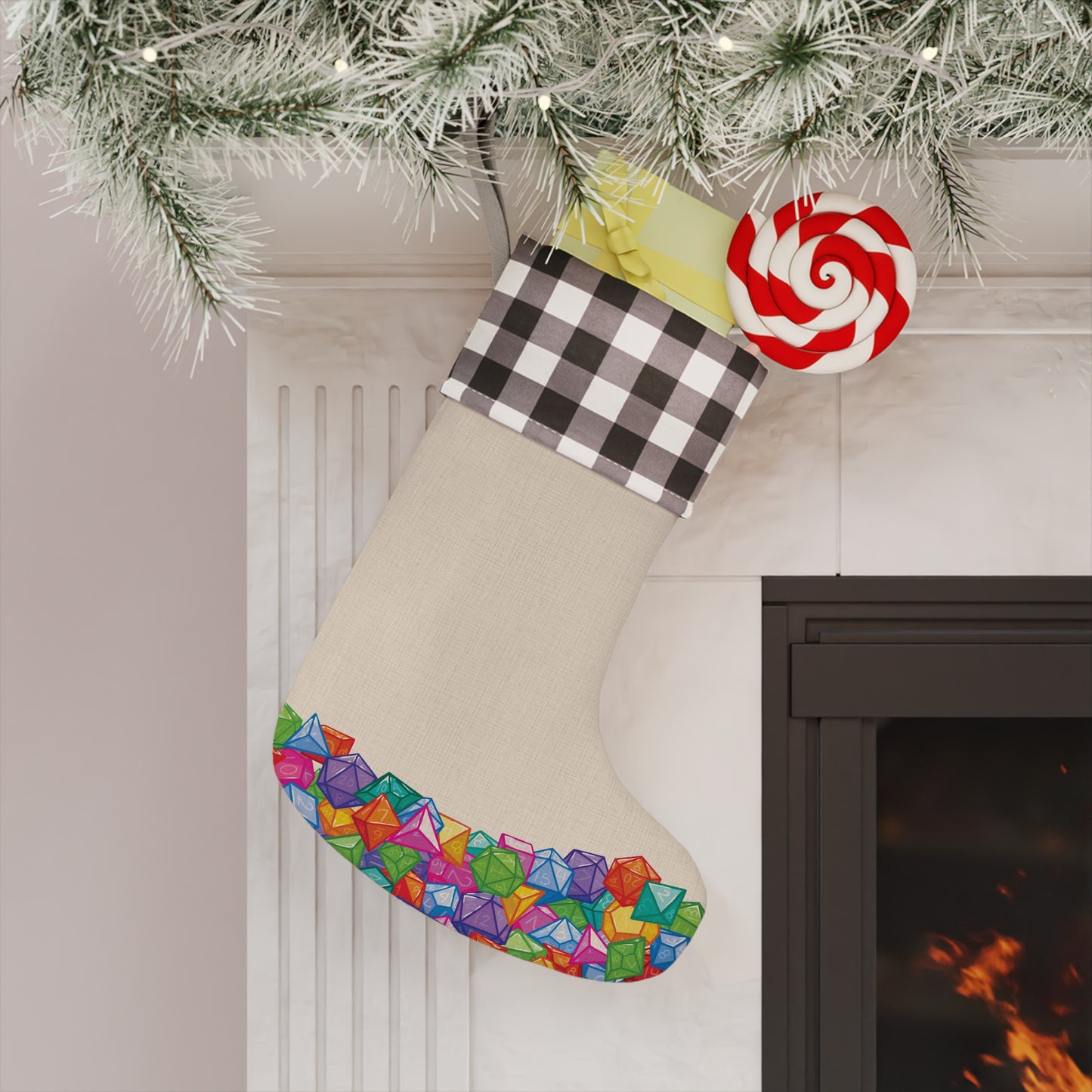 "Dice" - Christmas Stocking