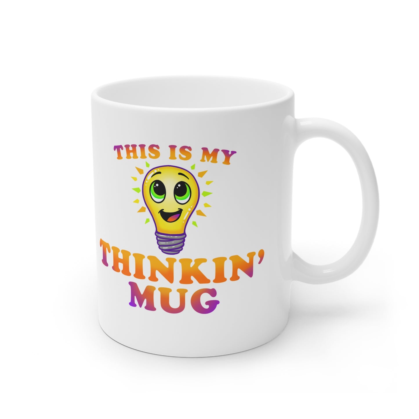 "Thinkin' Mug" Bulb - Ceramic Mug