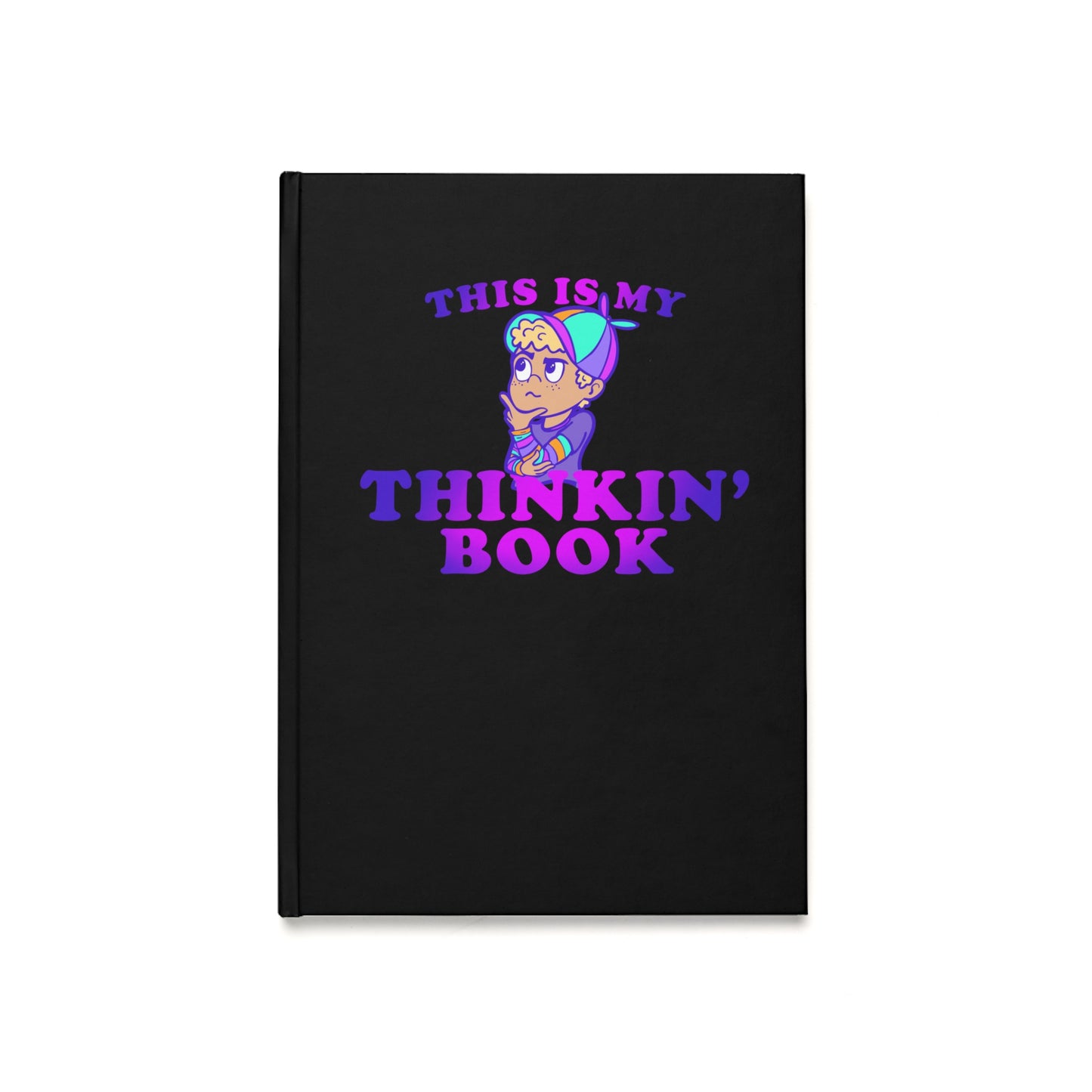 "Thinkin' Book" (Bulb) - Hard Backed Journal (Blank)