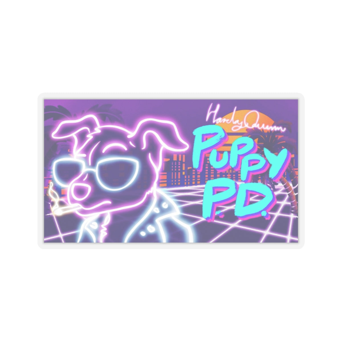 "Puppy P.D." - Kiss-Cut Stickers