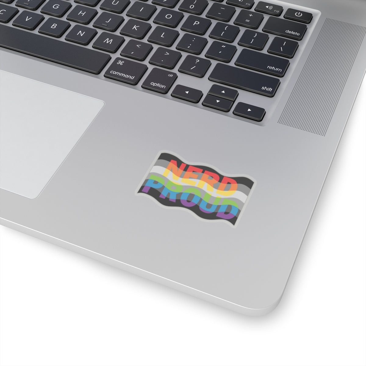 "Nerd Proud" Color Flag - Kiss-Cut Stickers