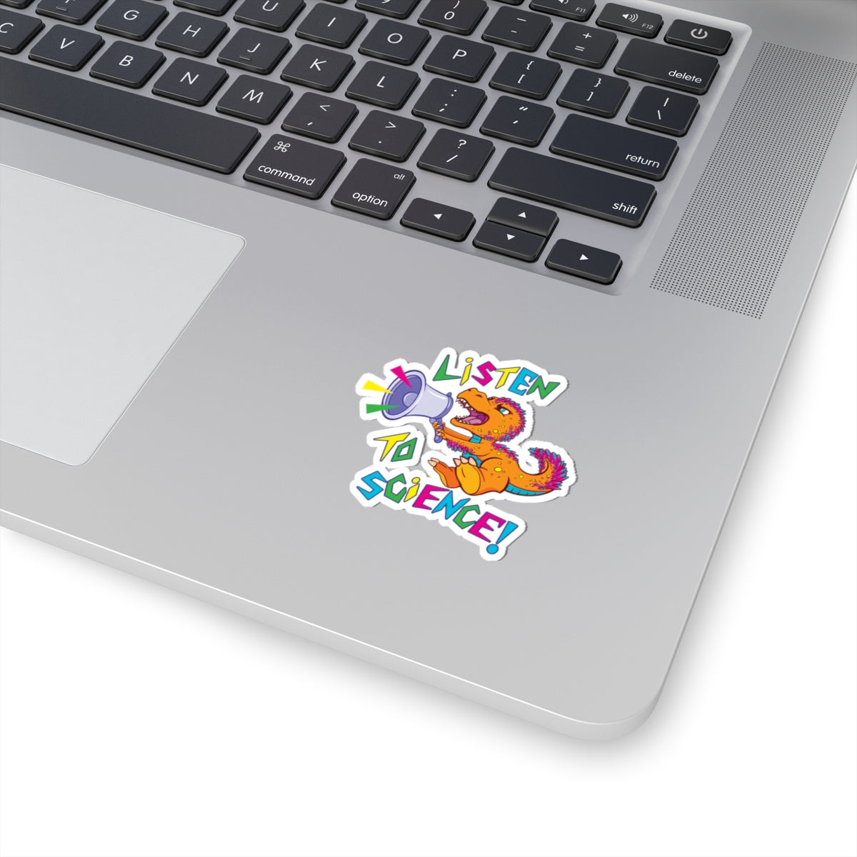 "Listen to Science!" Circle - Kiss-Cut Stickers