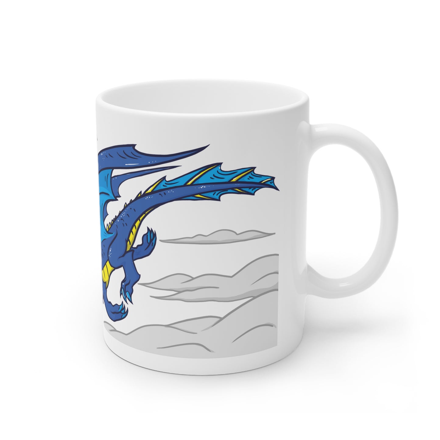 "Thinkin' About Dragons" - Ceramic Mug