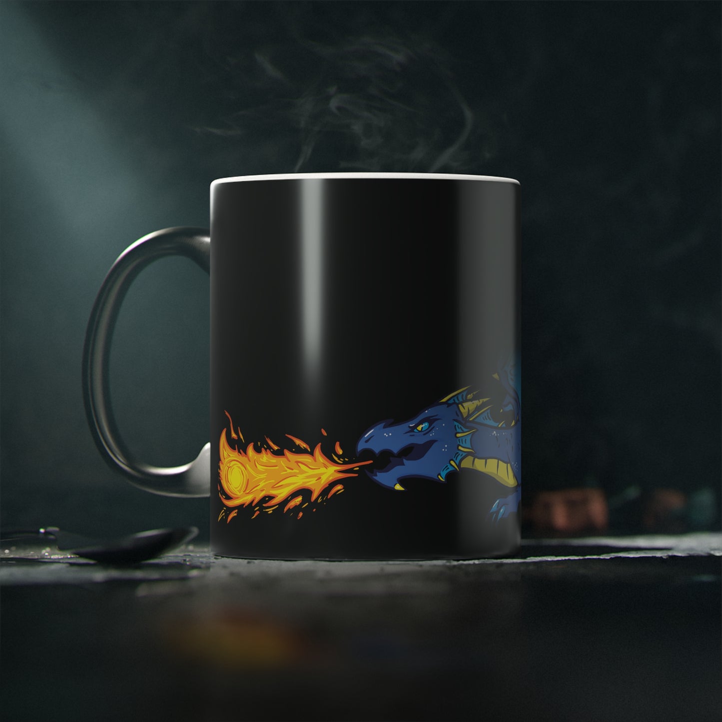 "Dragon (Blue)" - Magic Mug