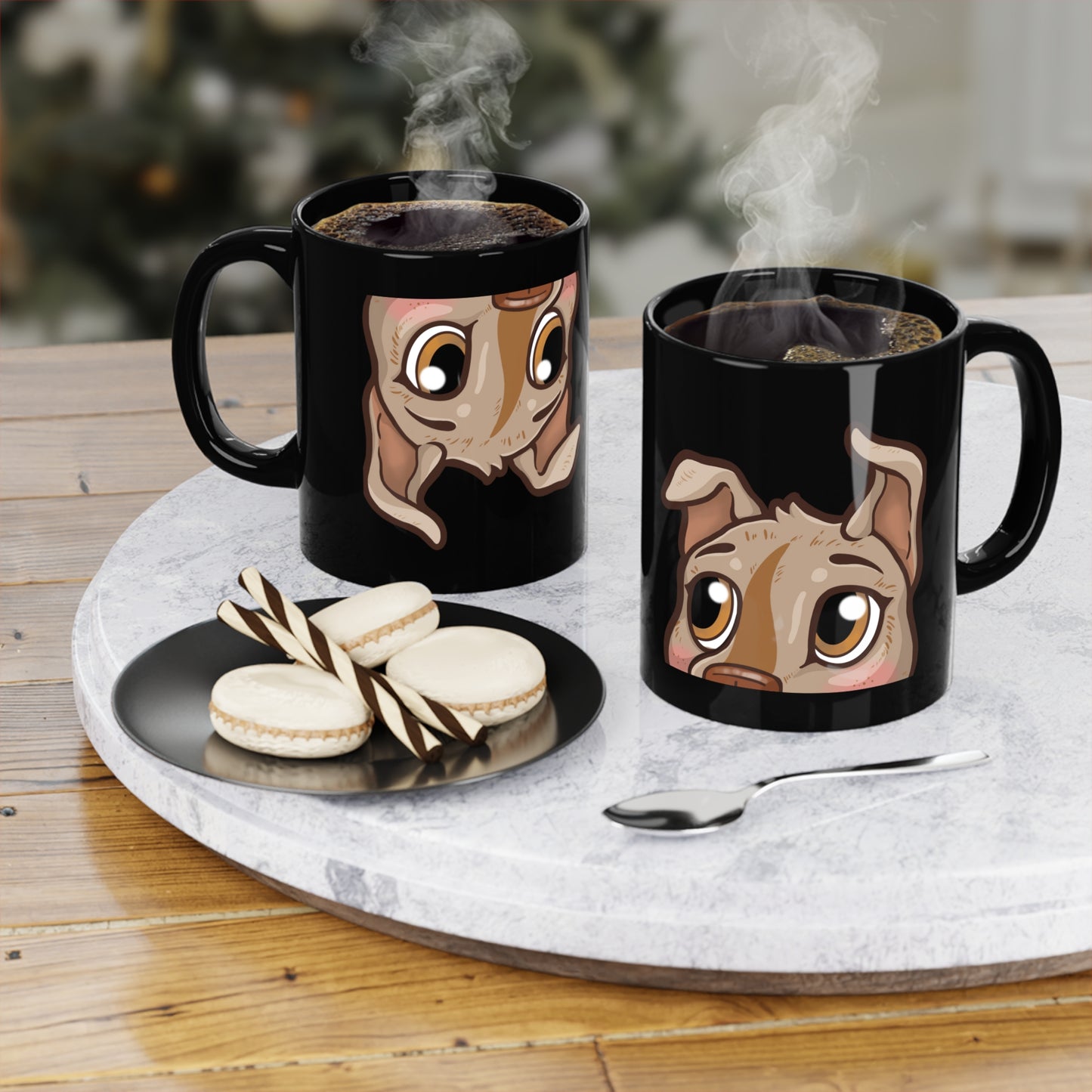 "Harley Peek" - Black Mug (11oz)