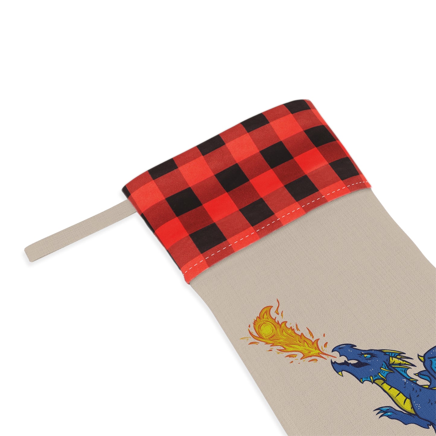 "Dragon (Blue)" - Christmas Stocking