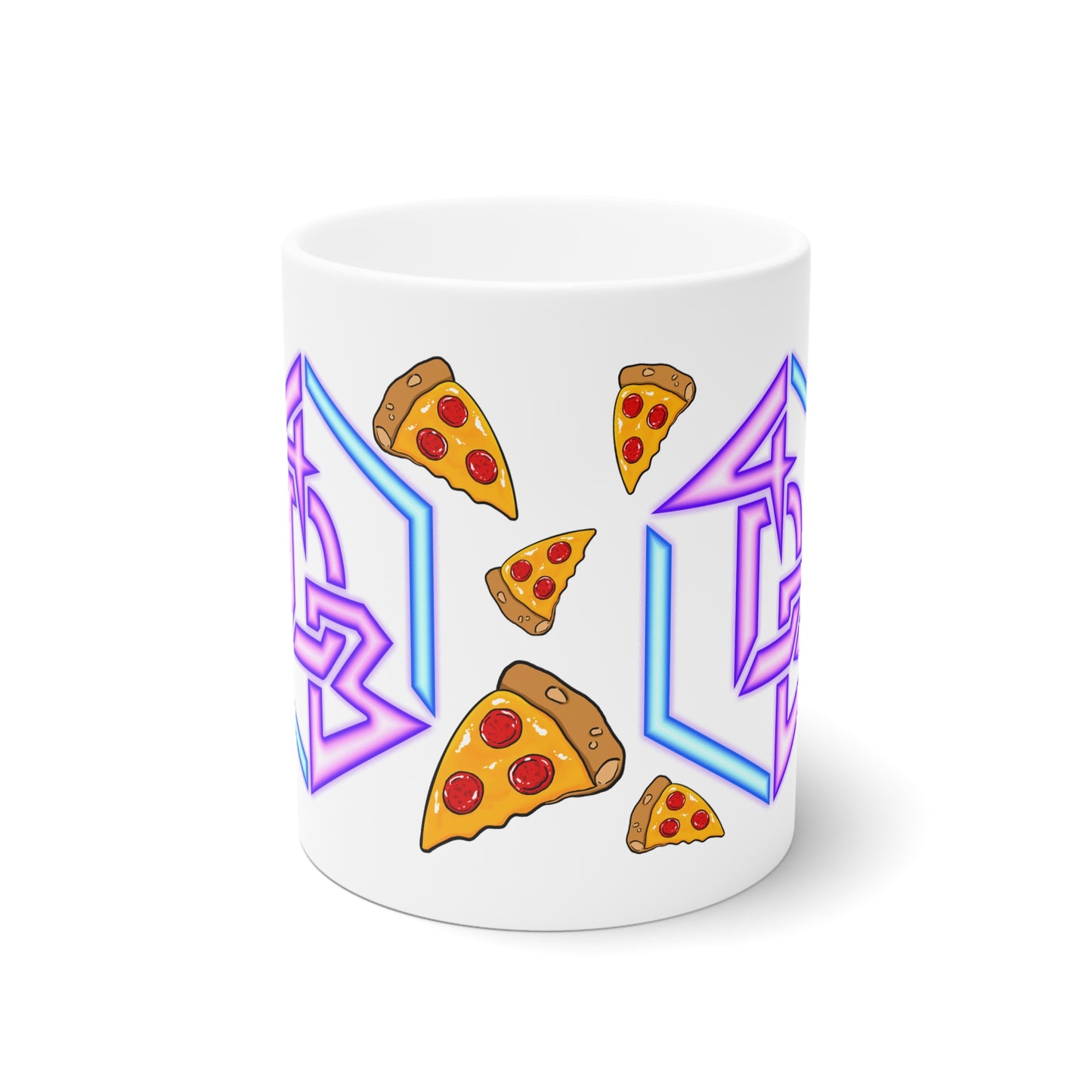 The Official 4DavidBlue Stream PIZZA MUG! - White (11oz/15oz/20oz)