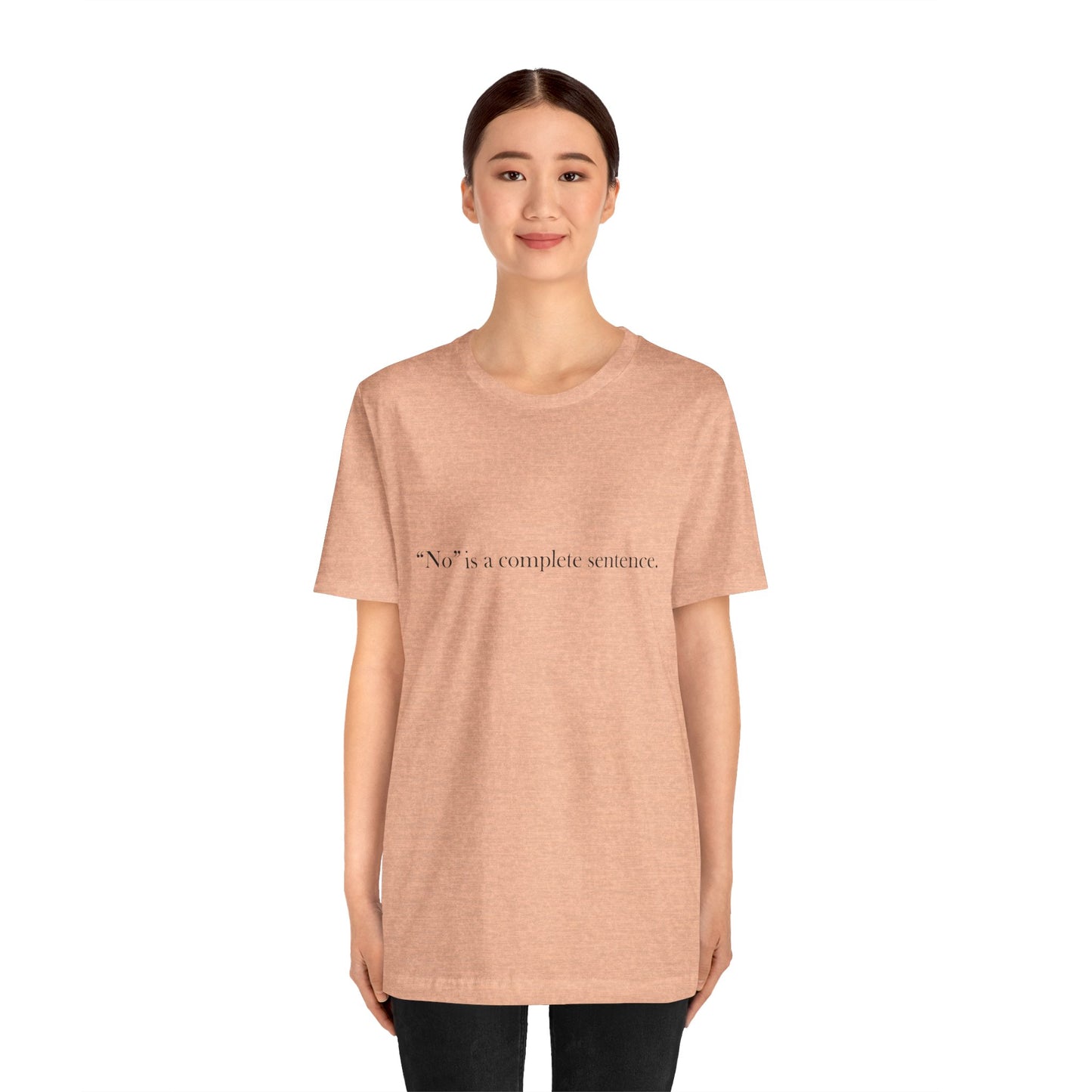 "No" - Short Sleeve Tee (Multiple Color Options)
