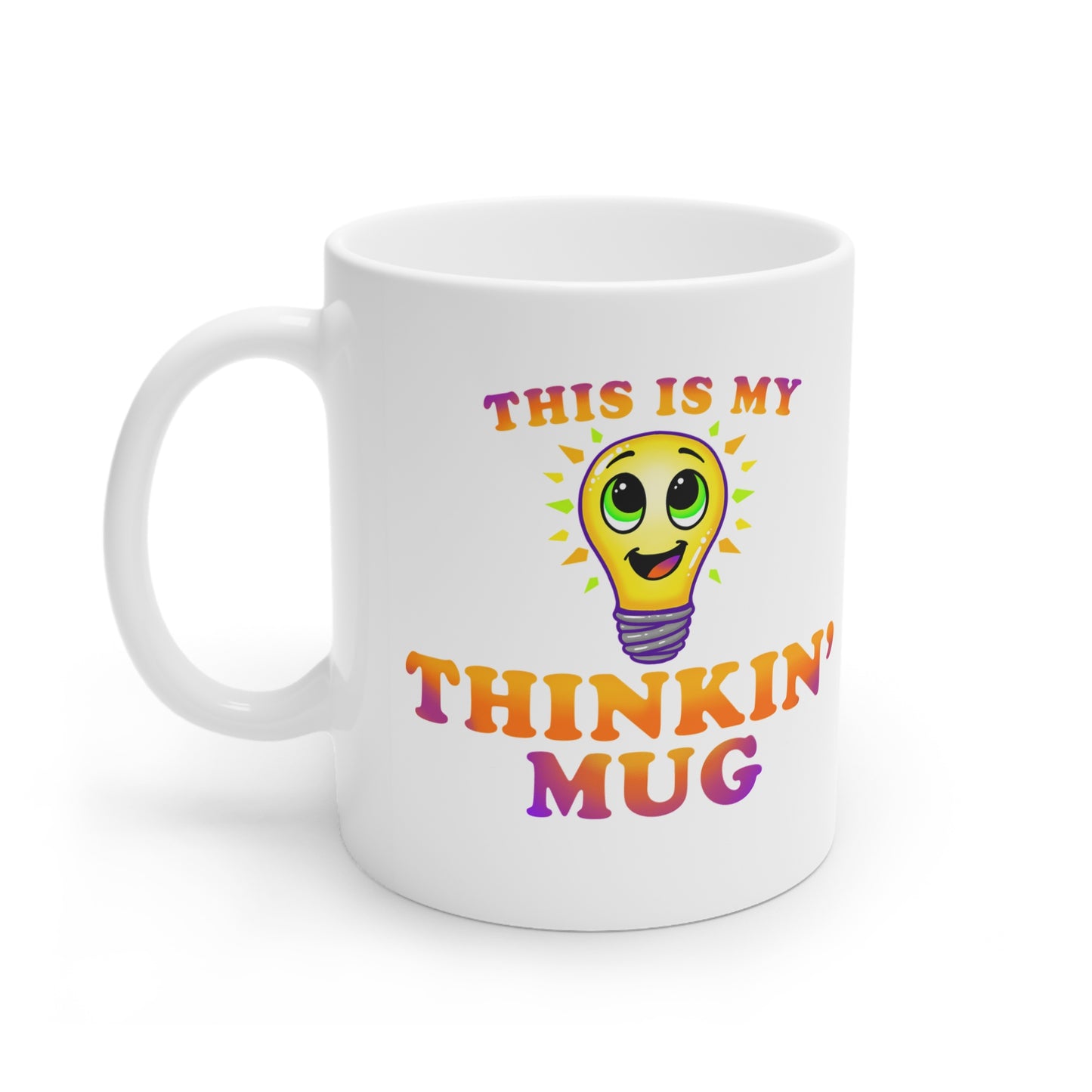 "Thinkin' Mug" Bulb - Ceramic Mug