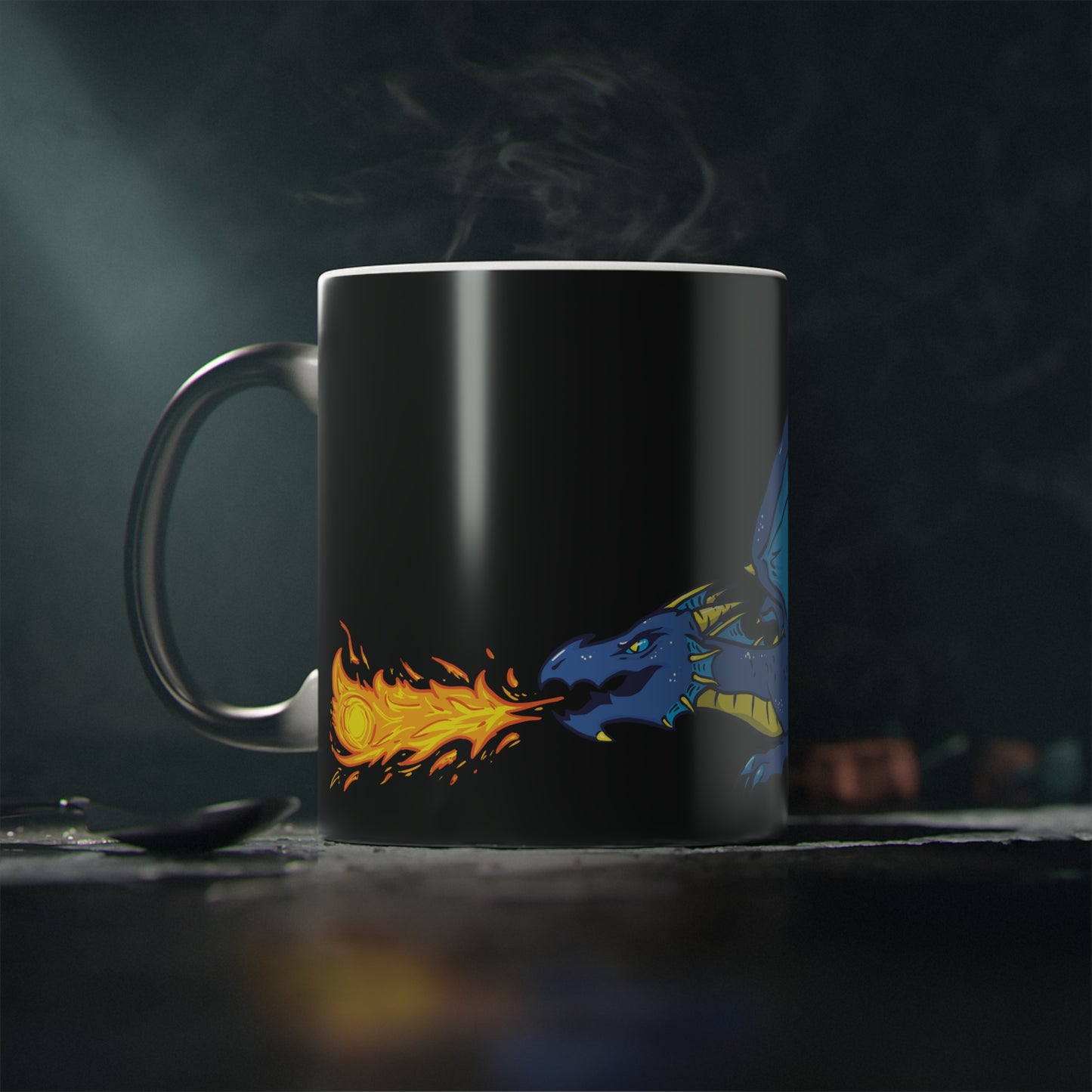 "Dragon (Blue)" - Magic Mug