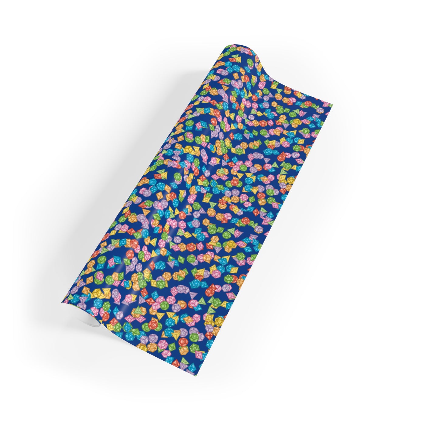 "Mega Dice Wrap" in Blue - Wrapping Paper (2 sizes)