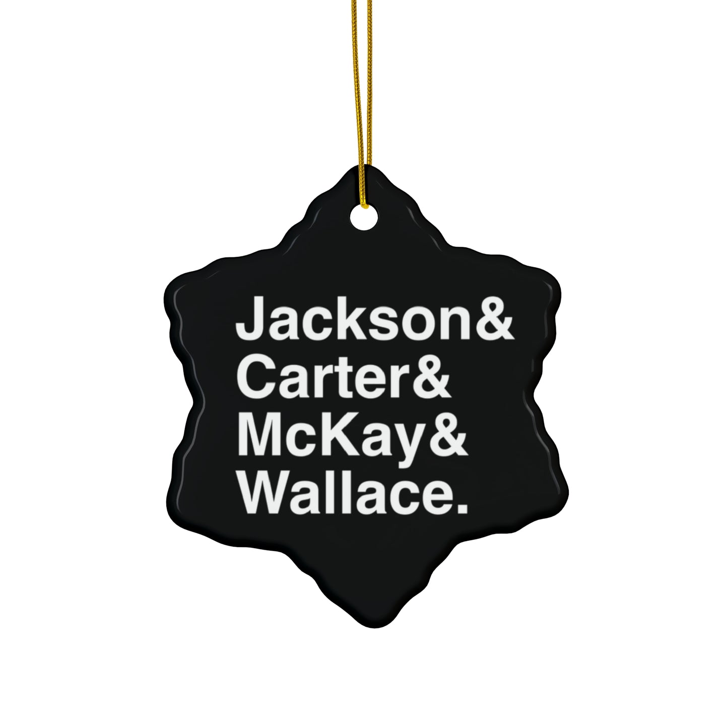 "Nerd Crew" - Ceramic Ornament