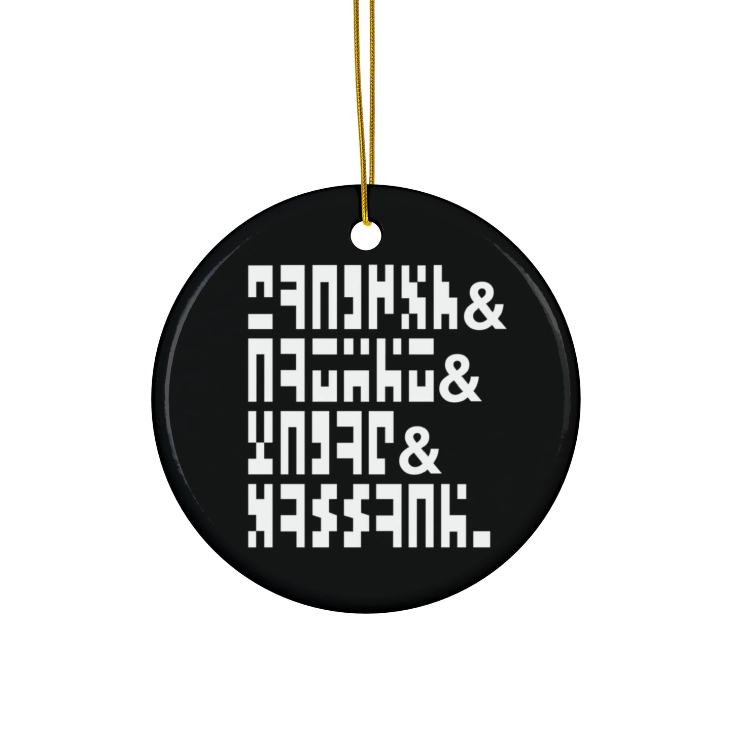 "Nerd Crew" (Ancient) - Ceramic Ornament, 4 Shapes