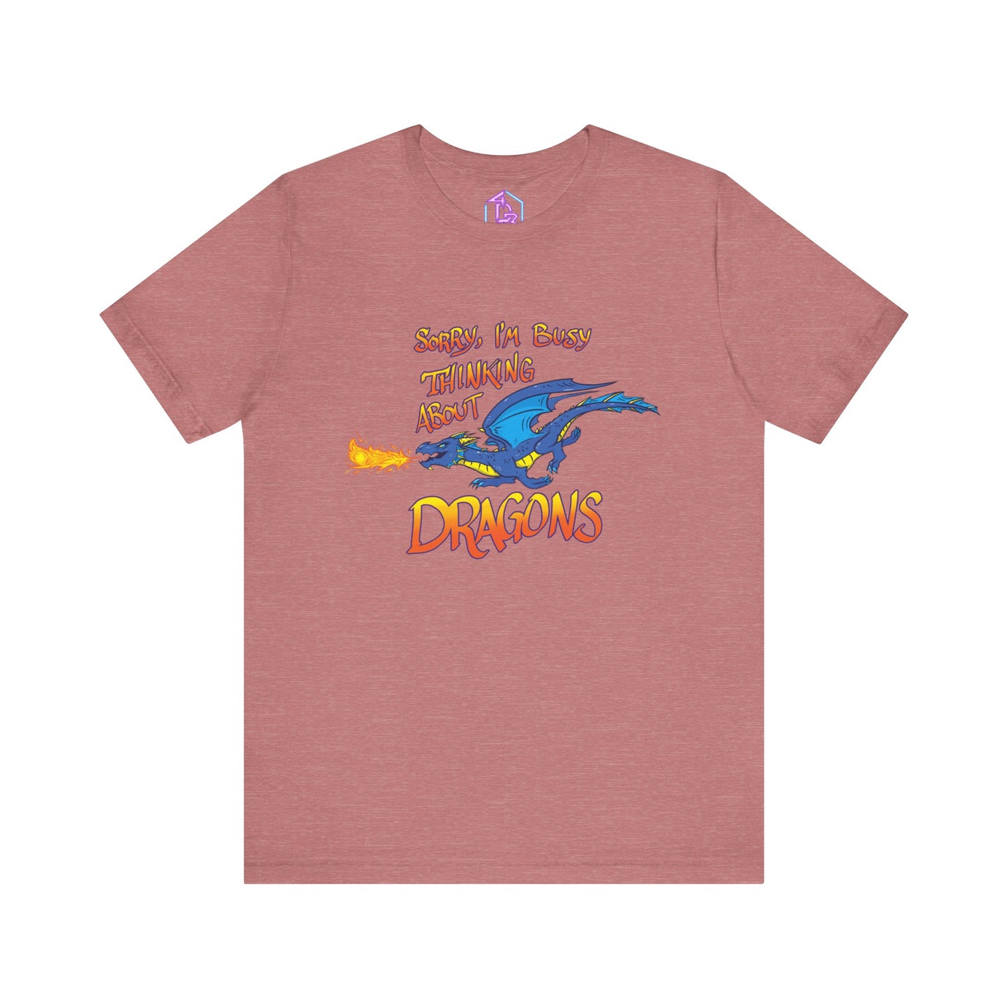 "Thinking About Dragons" - Short Sleeve Tee (Multiple Color Options)