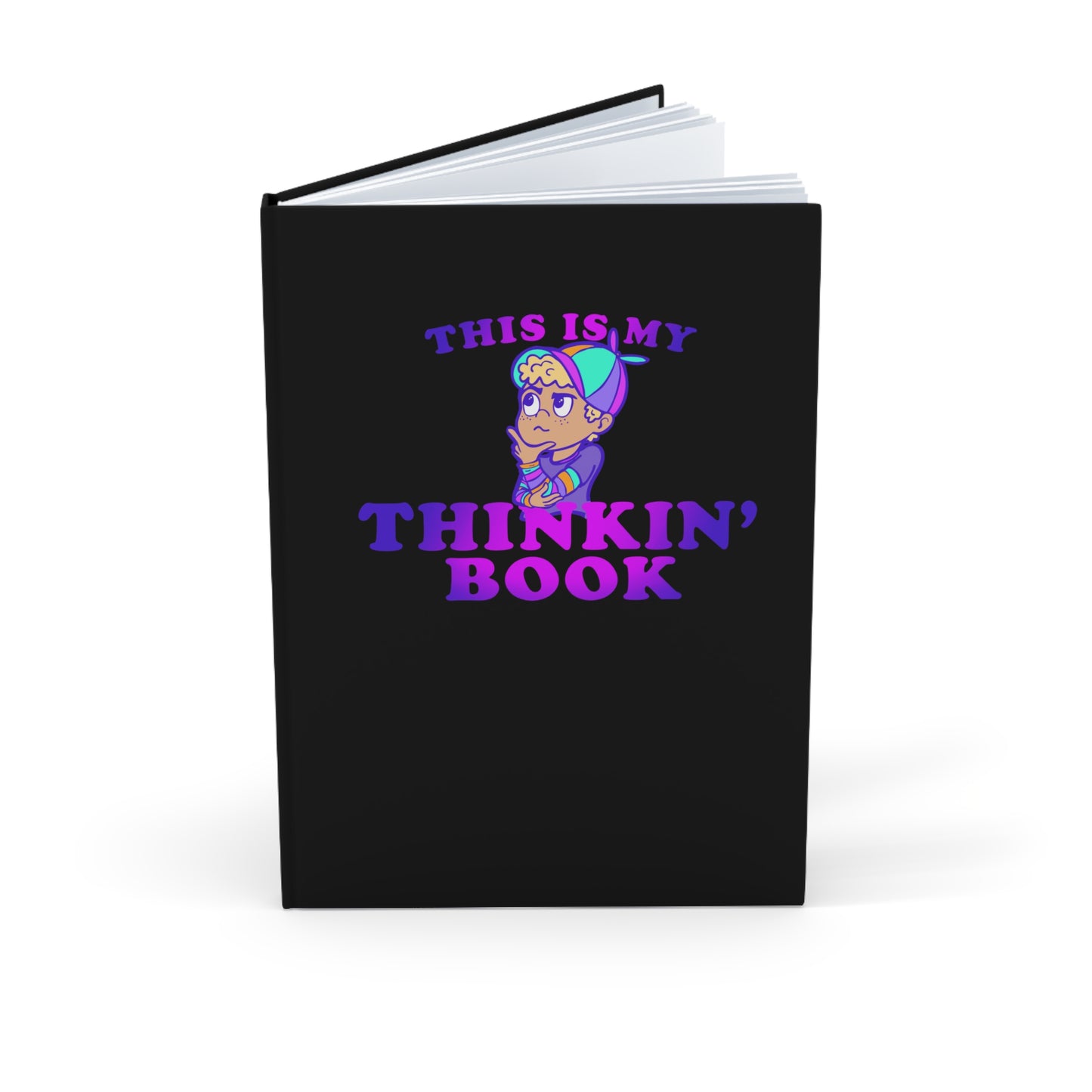 "Thinkin' Book" (Bulb) - Hard Backed Journal (Blank)