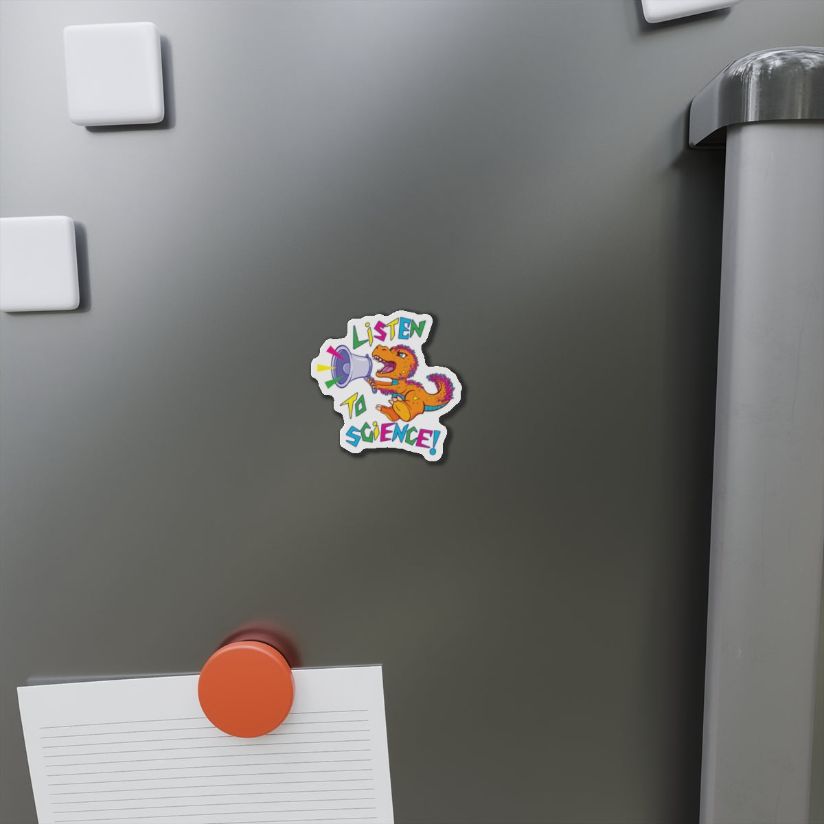 "Science!" Button Magnet, Round