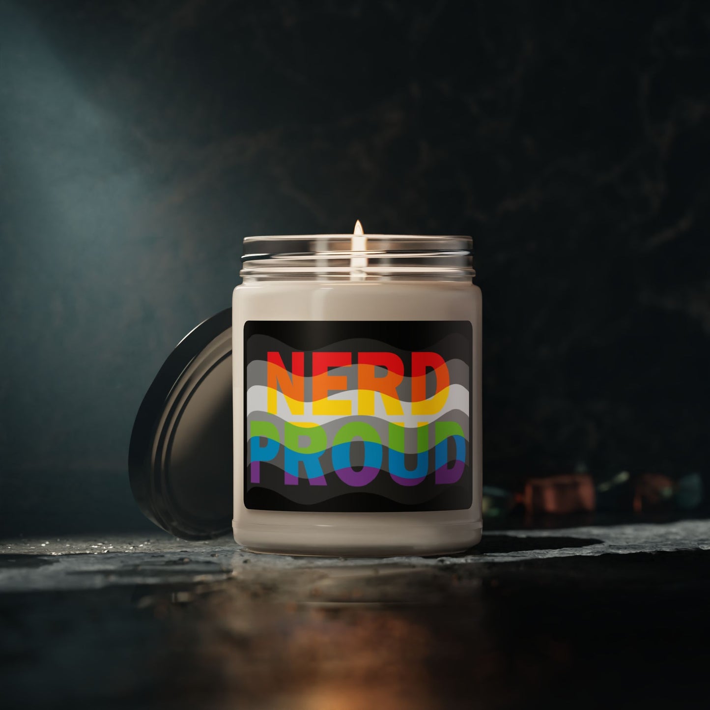 "Nerd Proud" Flag - Scented Candle (9oz)