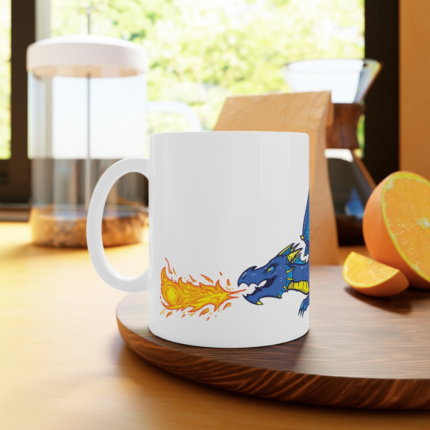 "Dragon (Blue)" - Ceramic Mugs (11oz/15oz/20oz)
