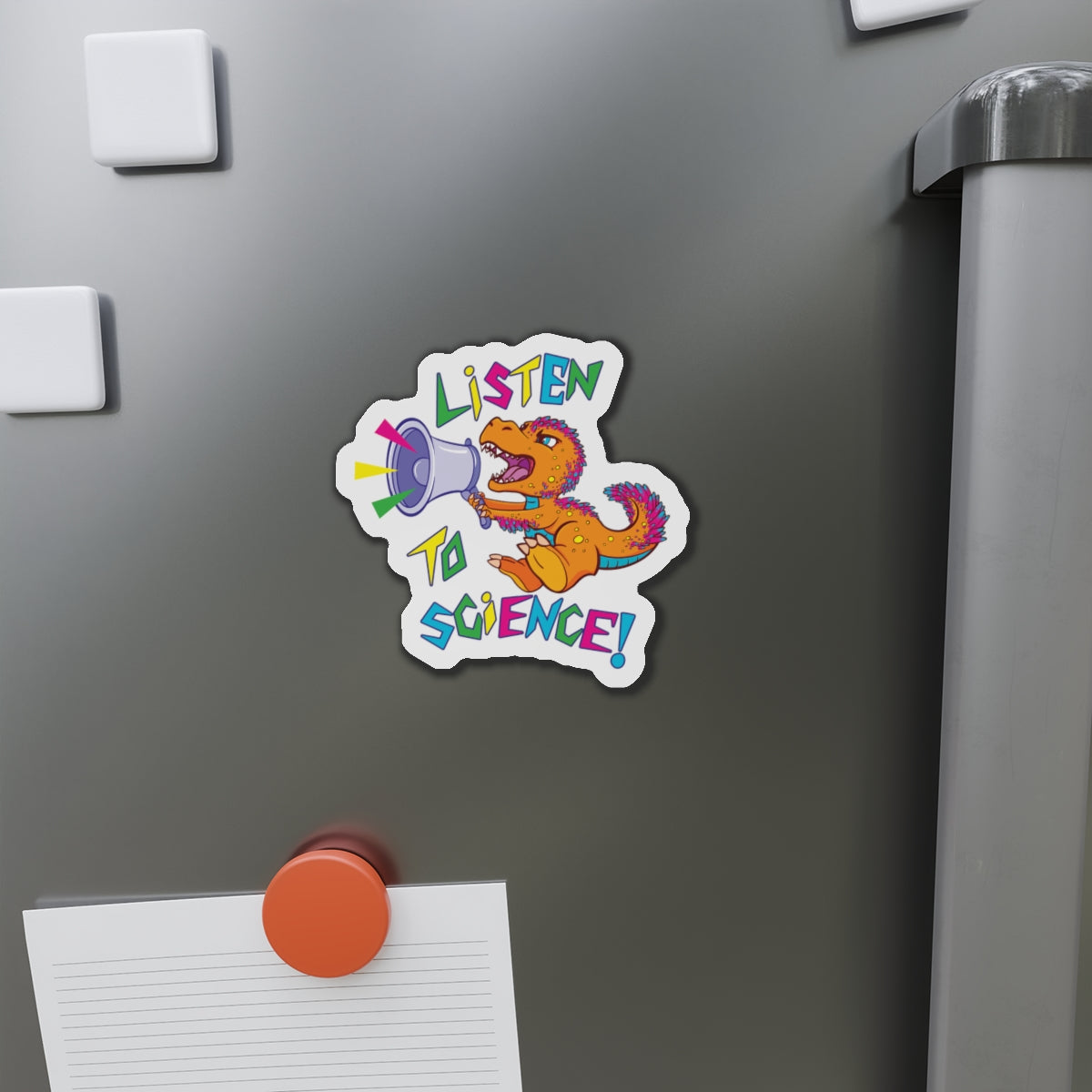 "Science!" Button Magnet, Round