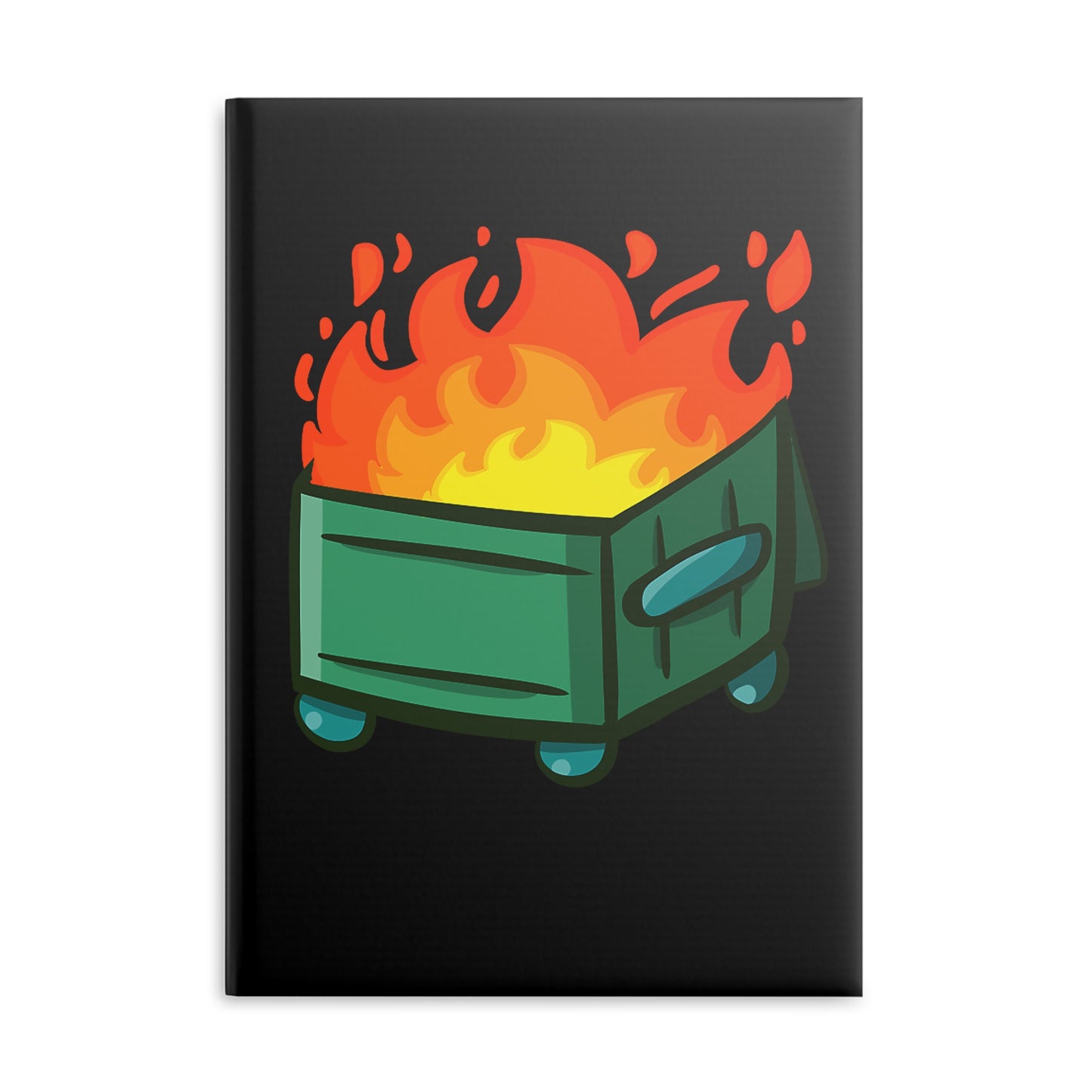 "Dumpster Fire" - Jelly Journal (Blank)