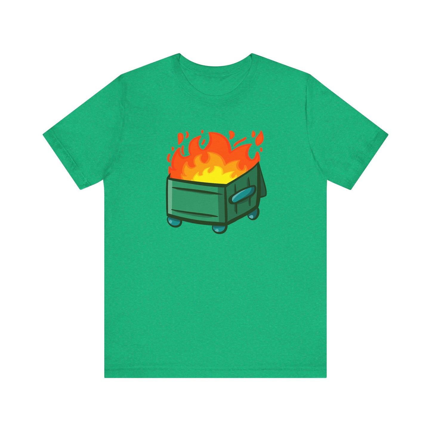 "Dumpster Fire" - Unisex Jersey Short Sleeve Tee (Multiple Color Options)