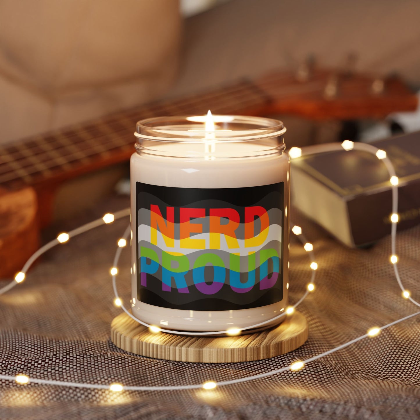 "Nerd Proud" Flag - Scented Candle (9oz)