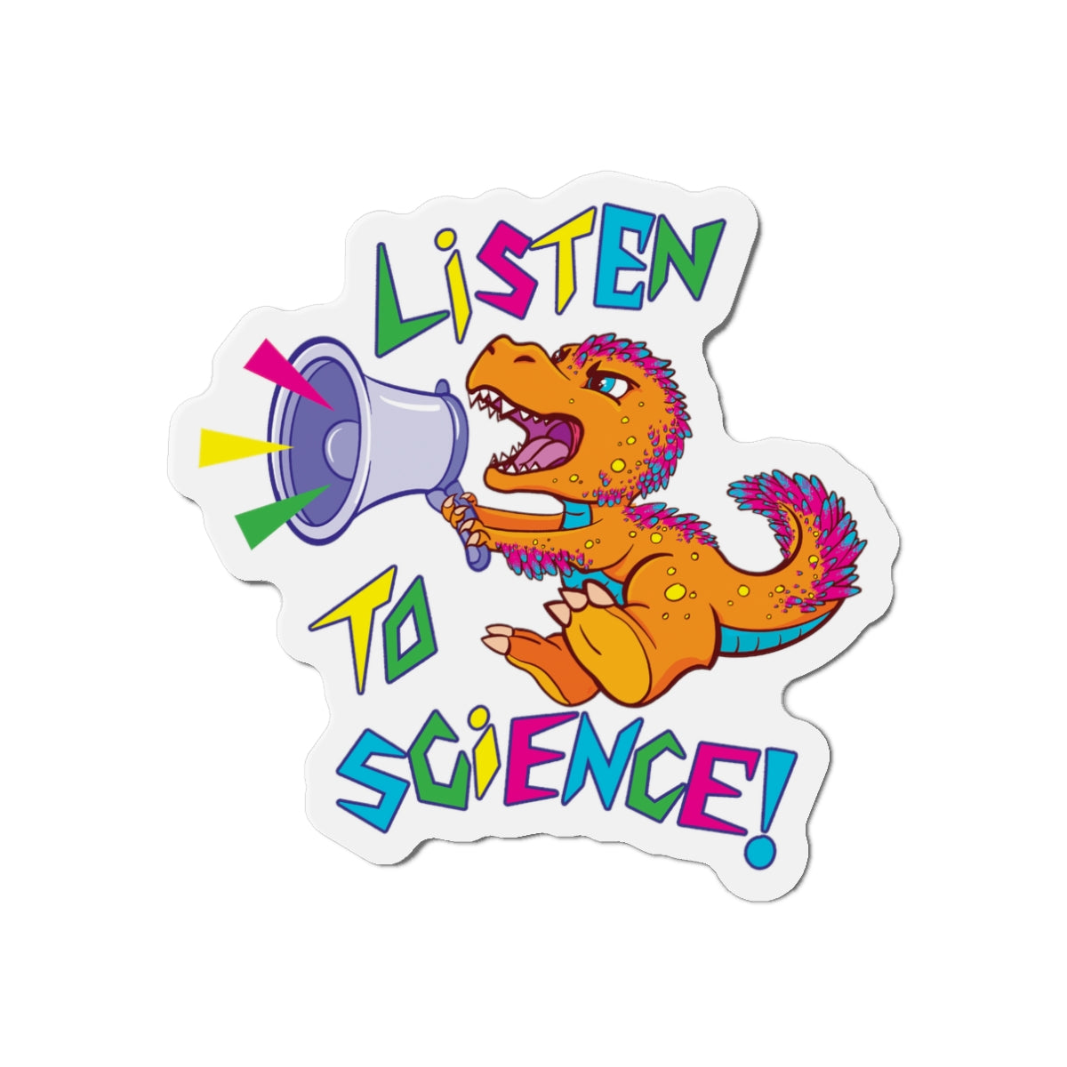 "Science!" Button Magnet, Round
