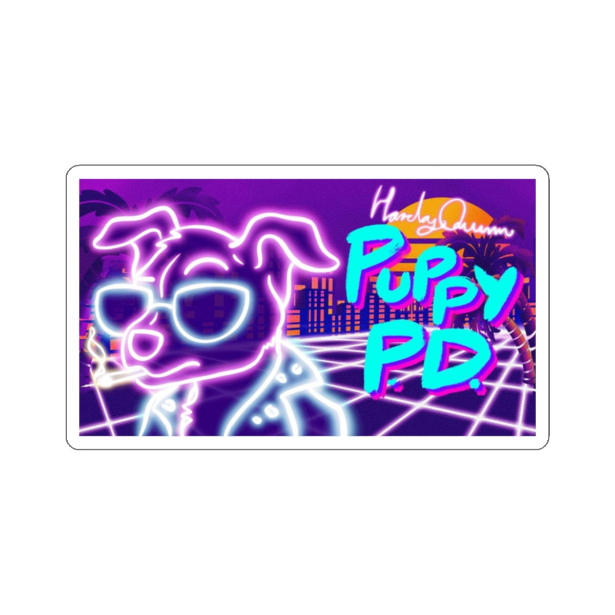 "Puppy P.D." - Kiss-Cut Stickers