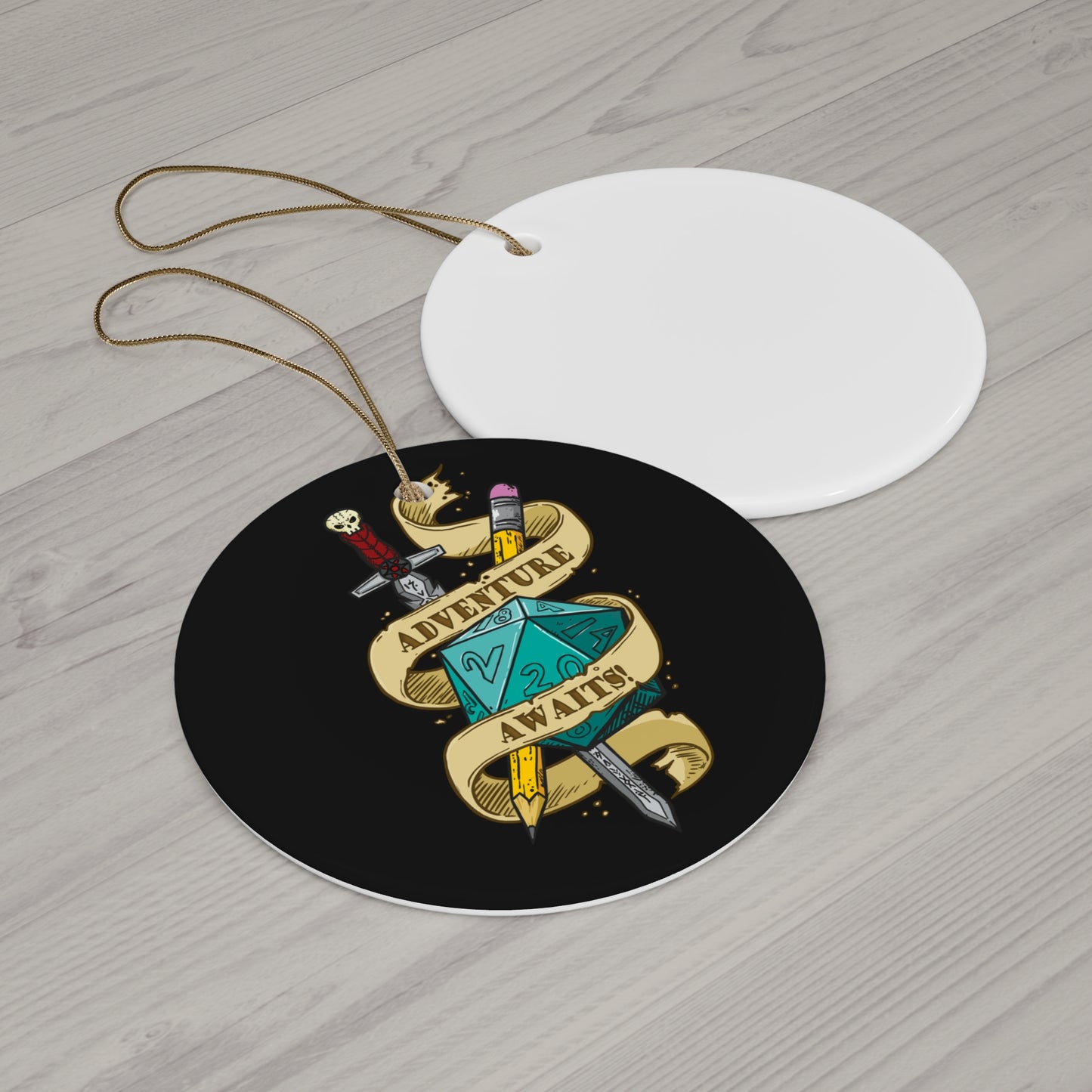 "Adventure" - Ceramic Ornament