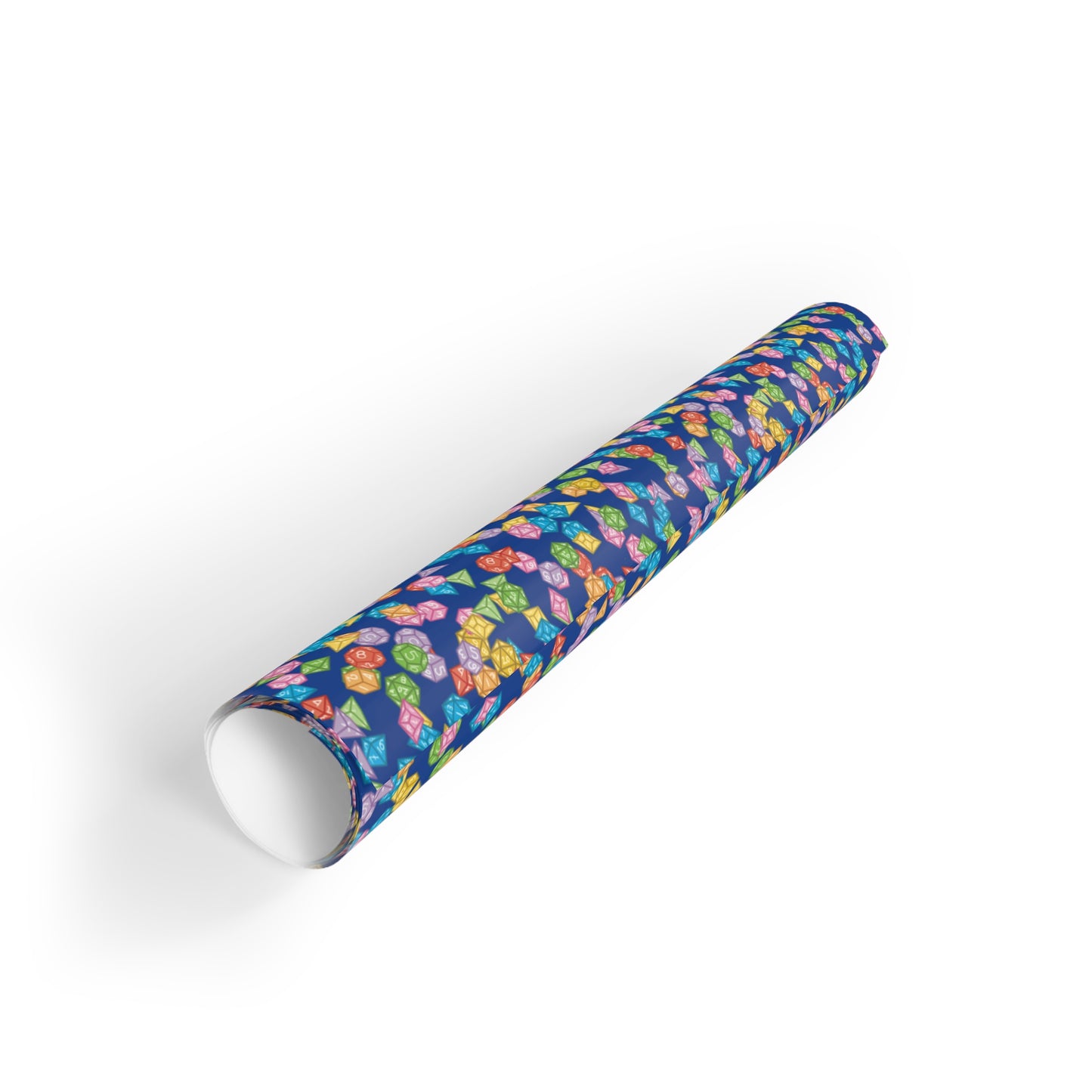 "Mega Dice Wrap" in Blue - Wrapping Paper (2 sizes)