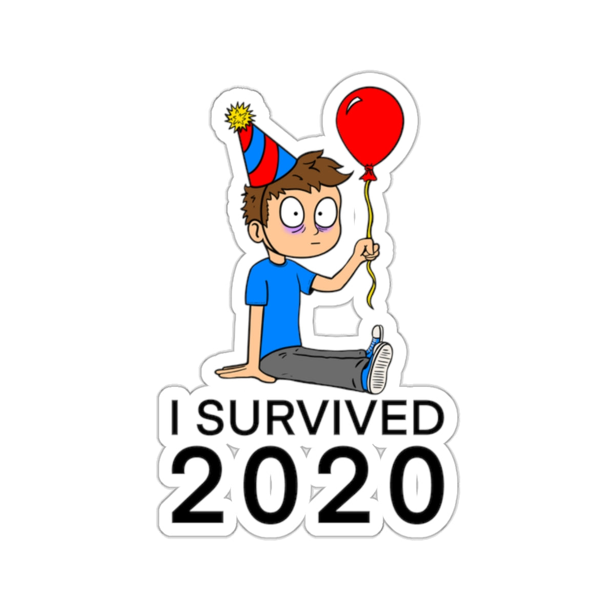 "Survivor" Low - Kiss-Cut Stickers