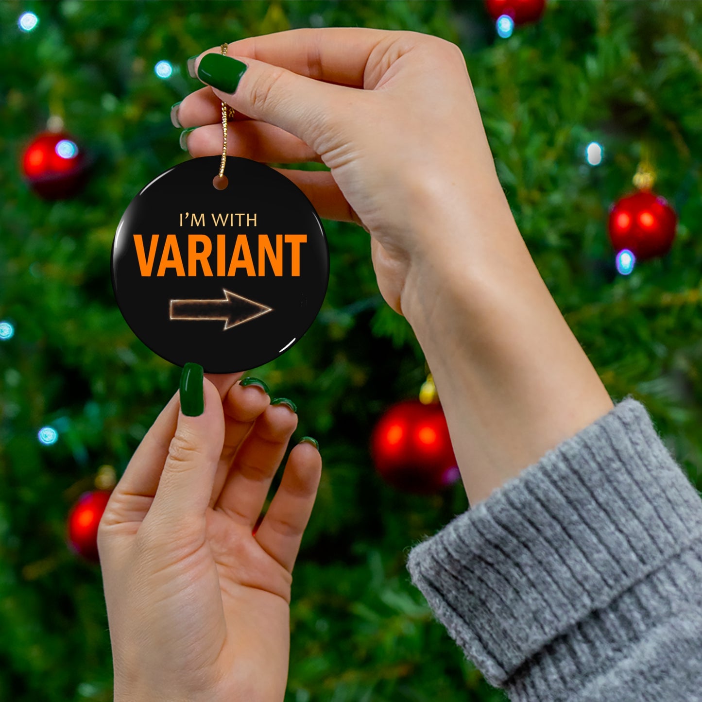 "Variant" - Ceramic Ornament
