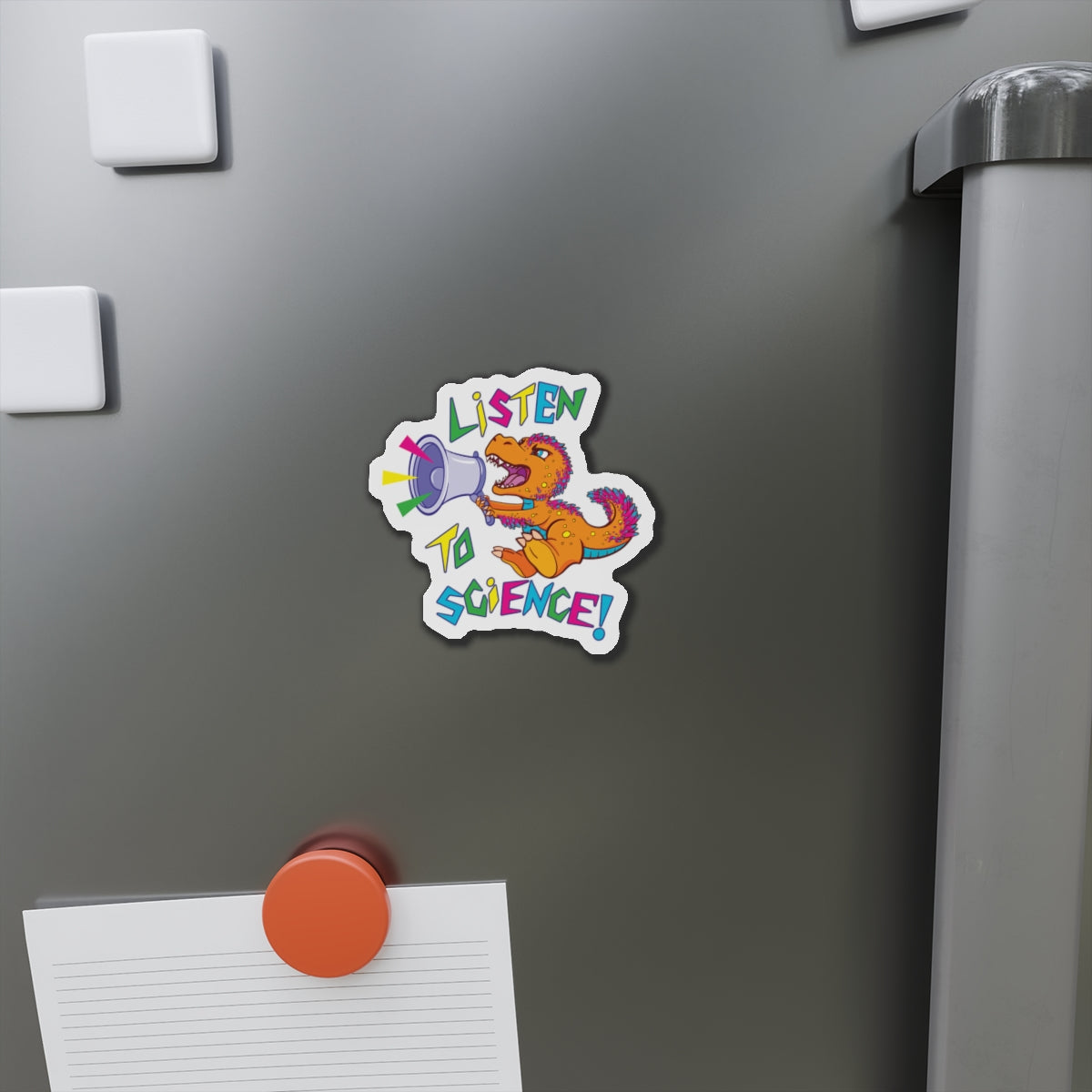 "Science!" Button Magnet, Round