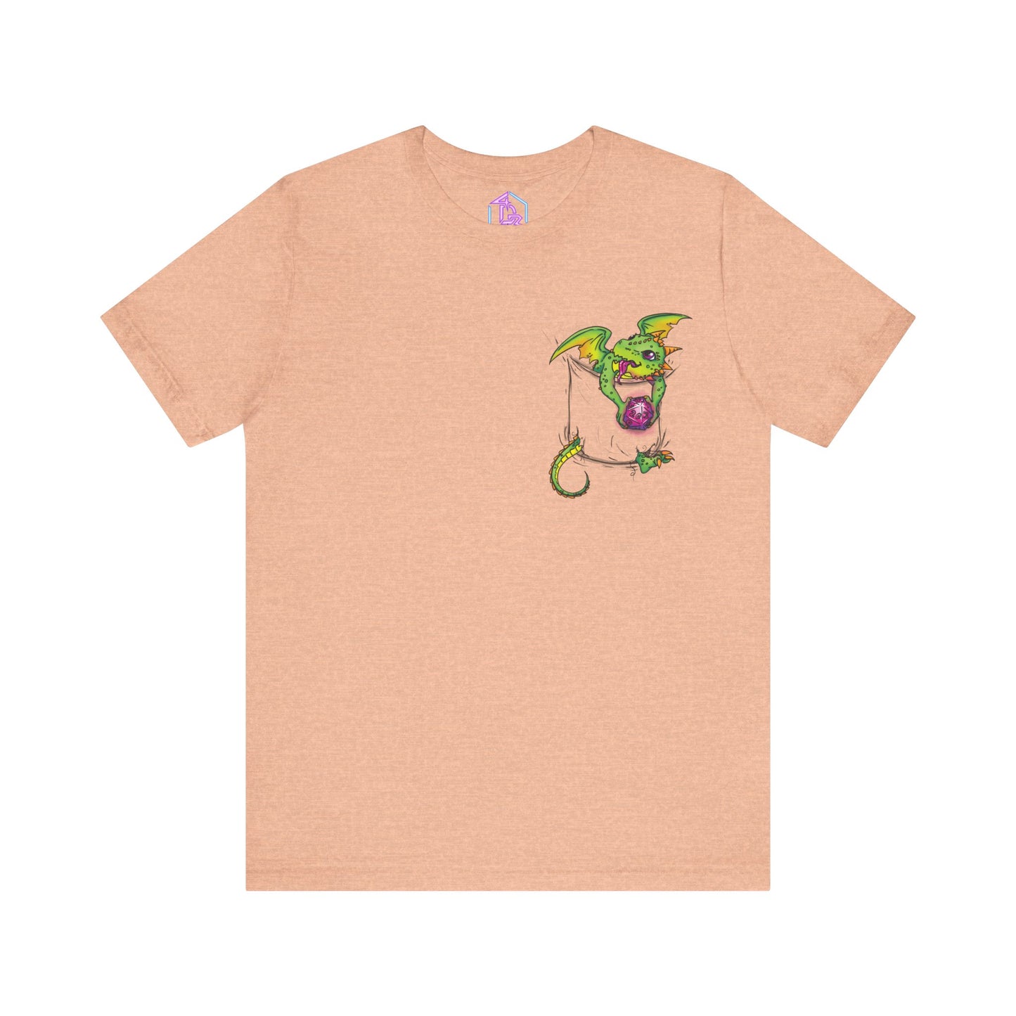 "Pocket Dragon" - Short Sleeve Tee (Multiple Color Options)
