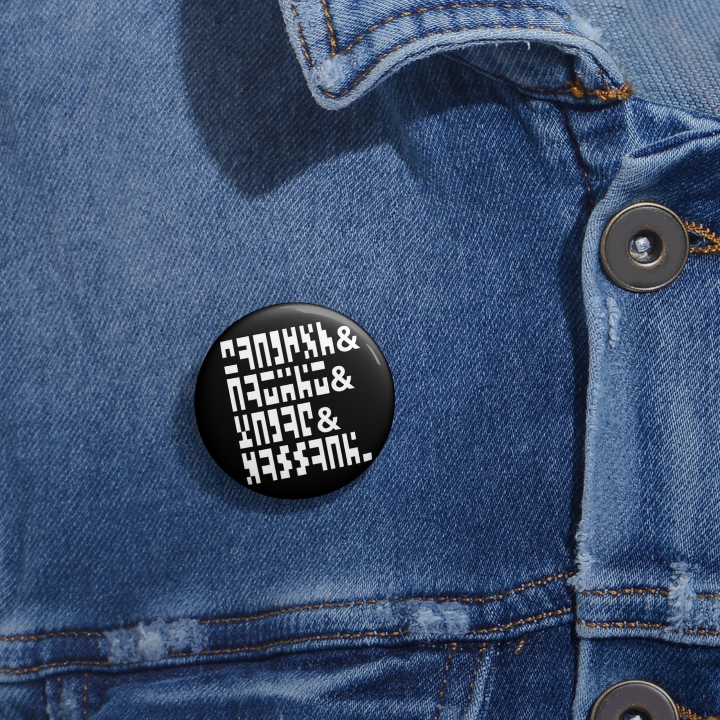 "Nerd Crew" Ancient Button Magnet, Round
