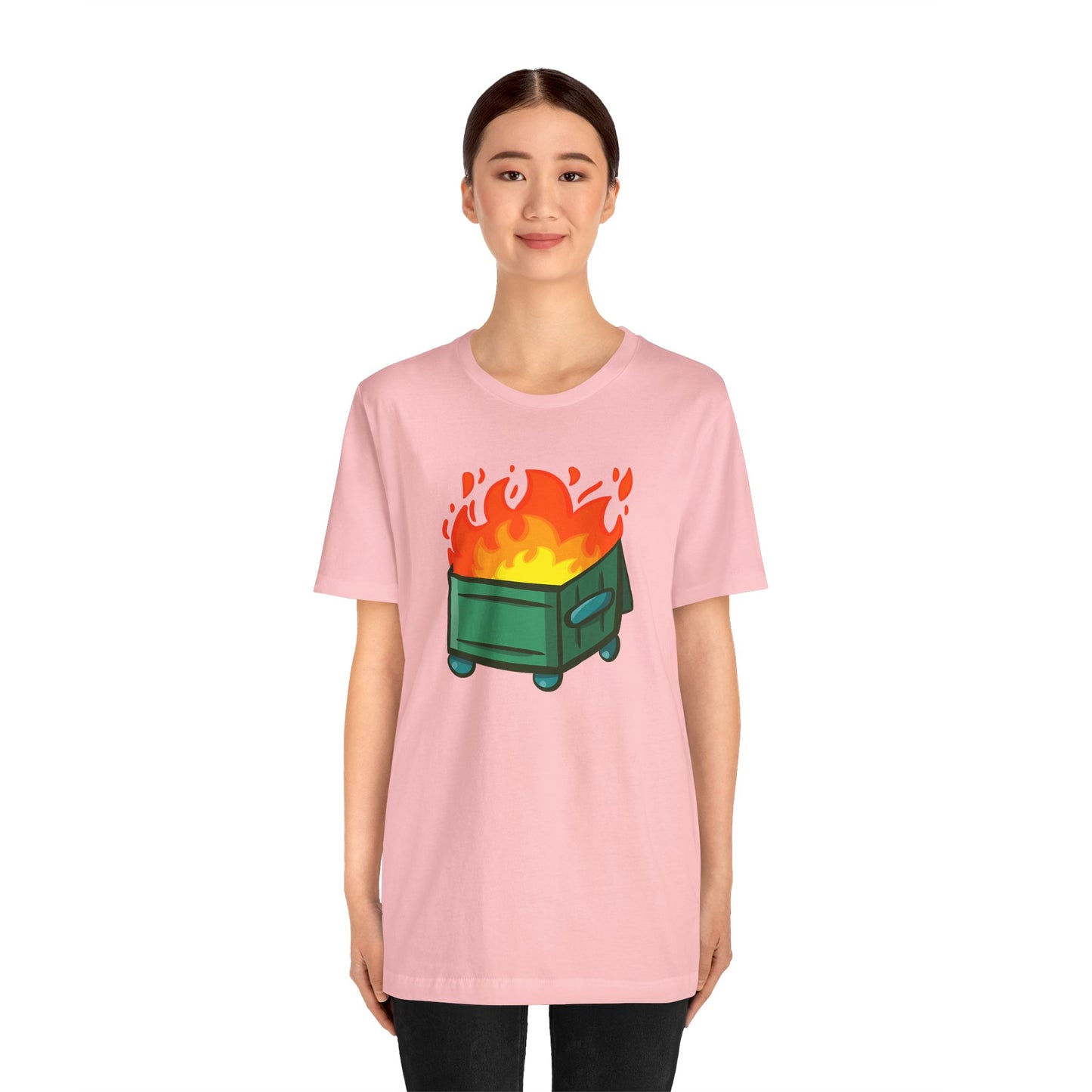 "Dumpster Fire" - Unisex Jersey Short Sleeve Tee (Multiple Color Options)