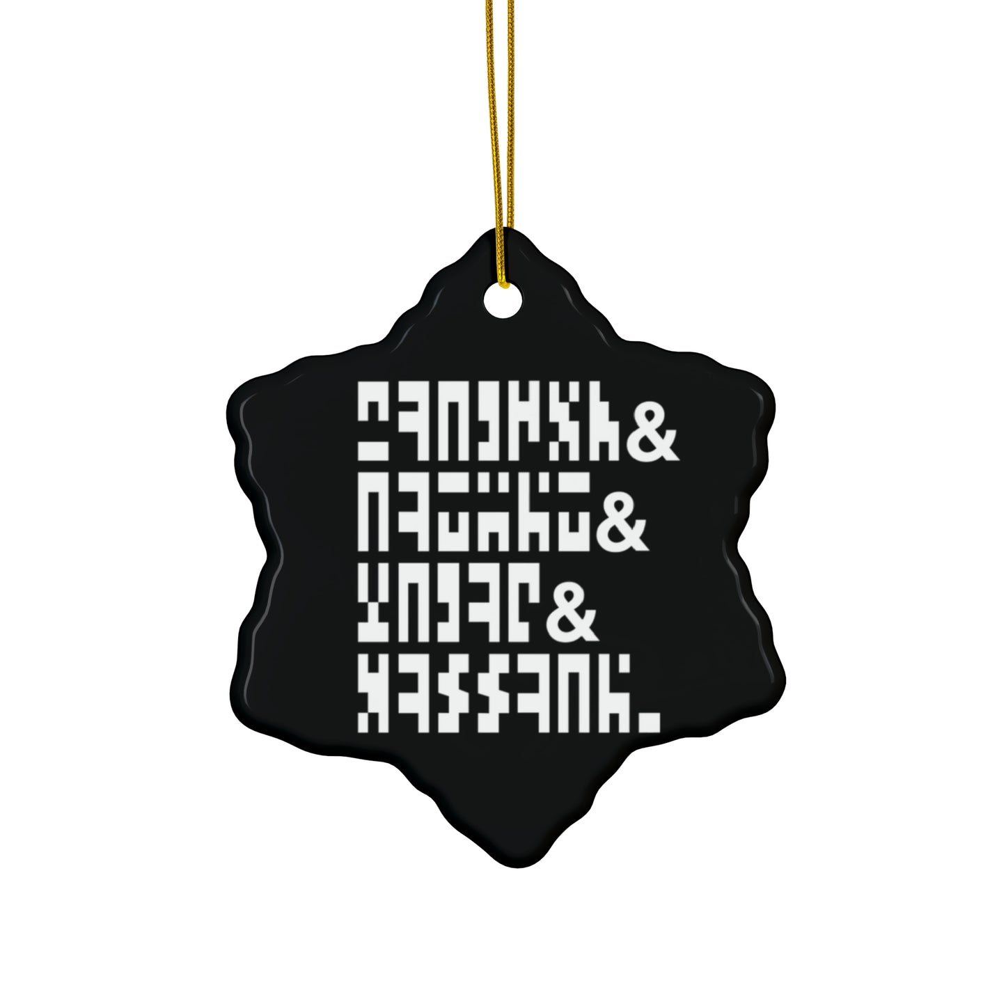 "Nerd Crew" (Ancient) - Ceramic Ornament, 4 Shapes