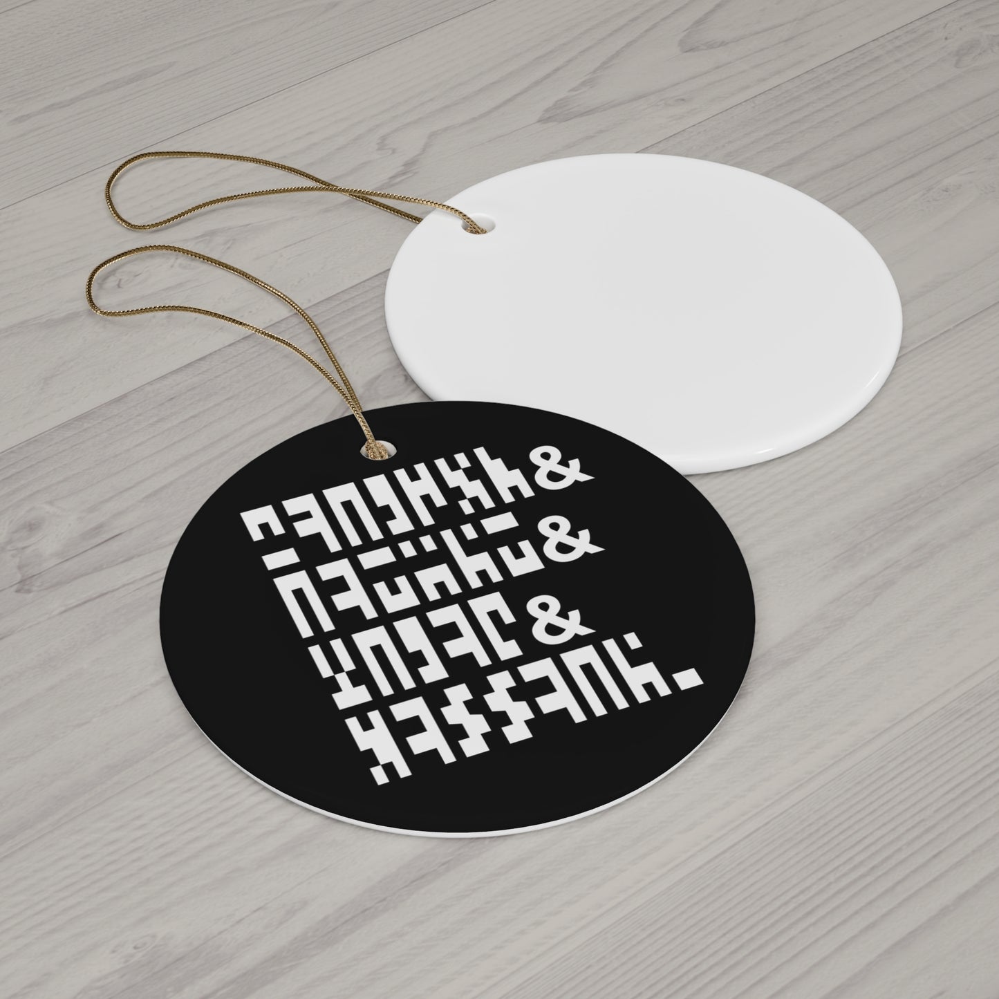 "Nerd Crew" (Ancient) - Ceramic Ornament, 4 Shapes