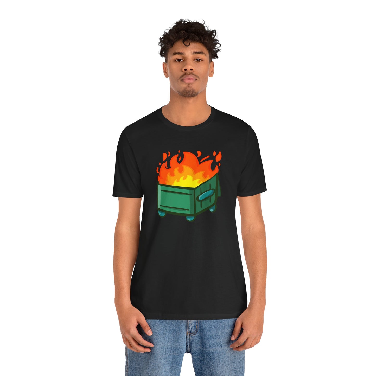 "Dumpster Fire" - Unisex Jersey Short Sleeve Tee (Multiple Color Options)