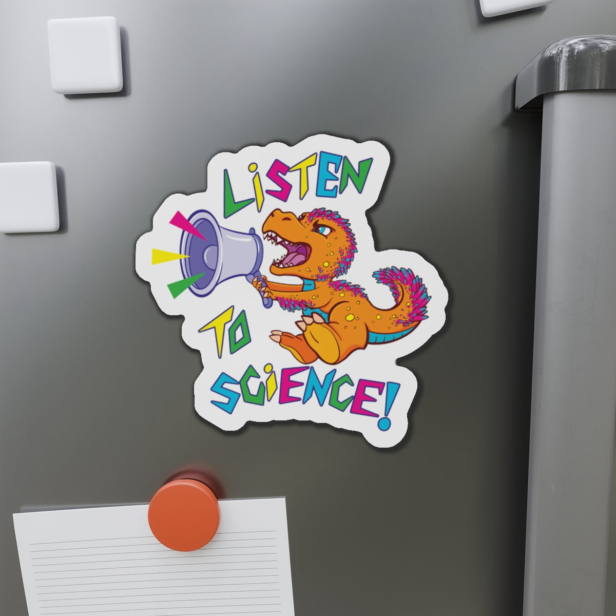 "Science!" Button Magnet, Round